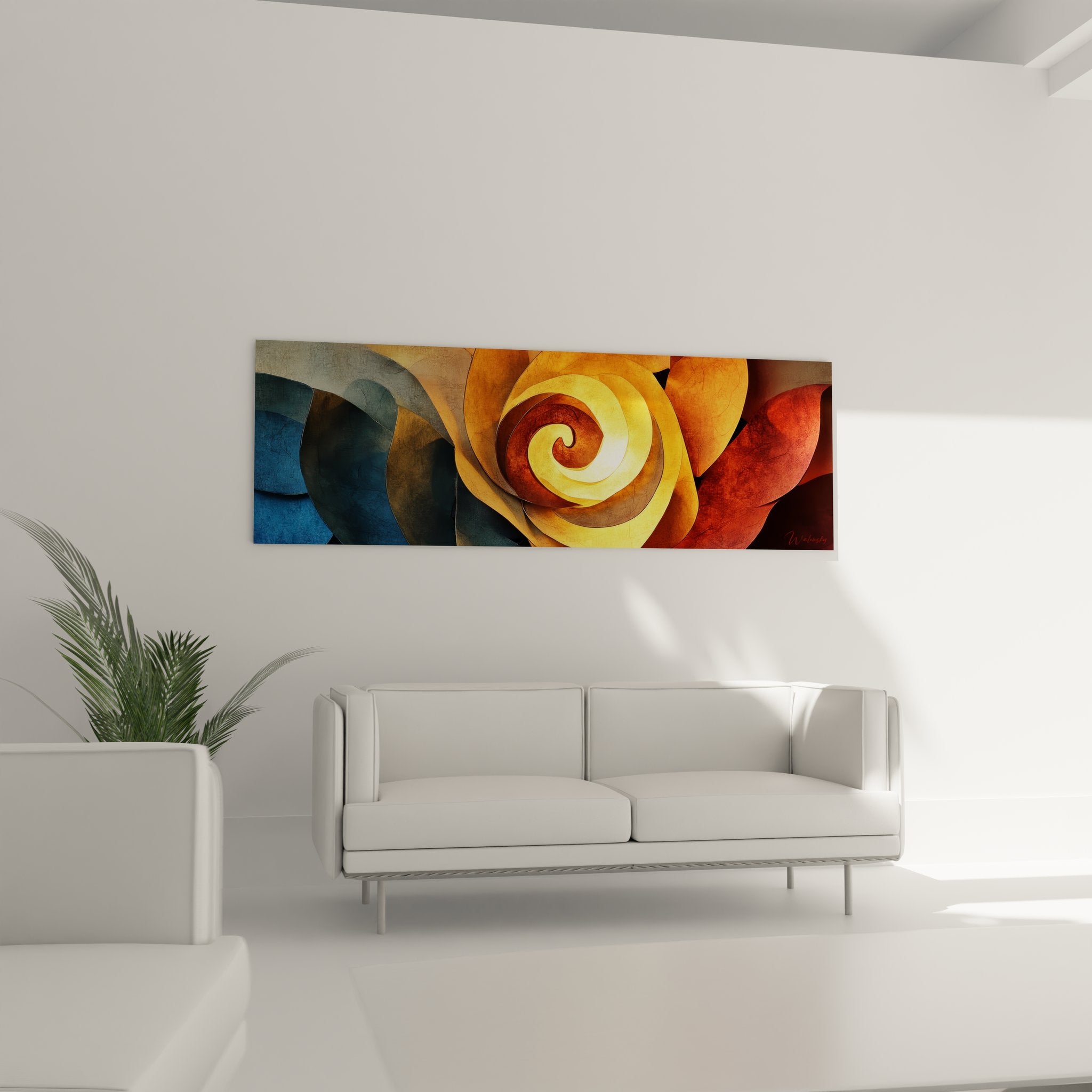 Gros plan détail texture spirale colorée abstrait effet relief volumes courbes artistiques