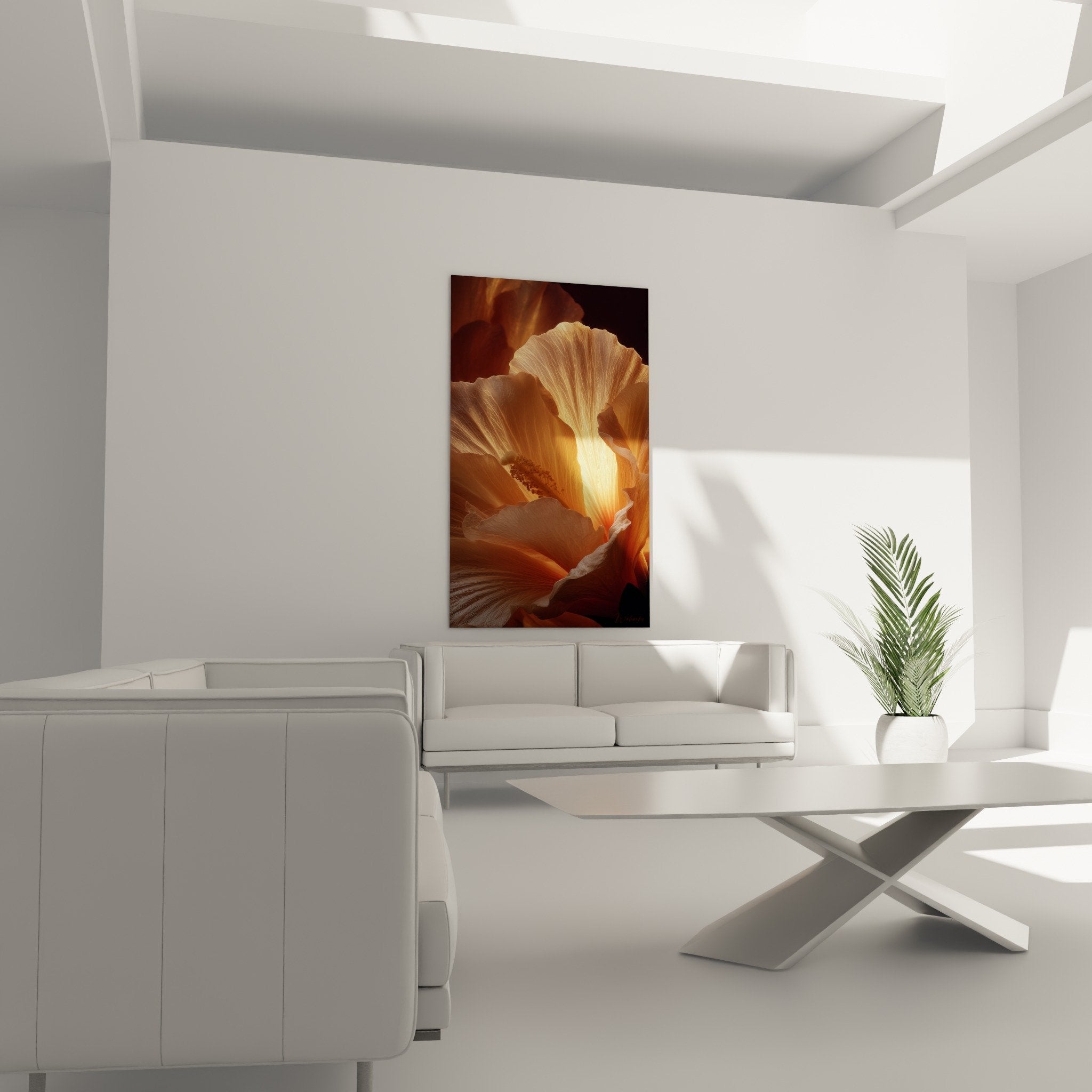 detail tableau roche doree orange textures naturelles feng shui sud ouest terre gros plan