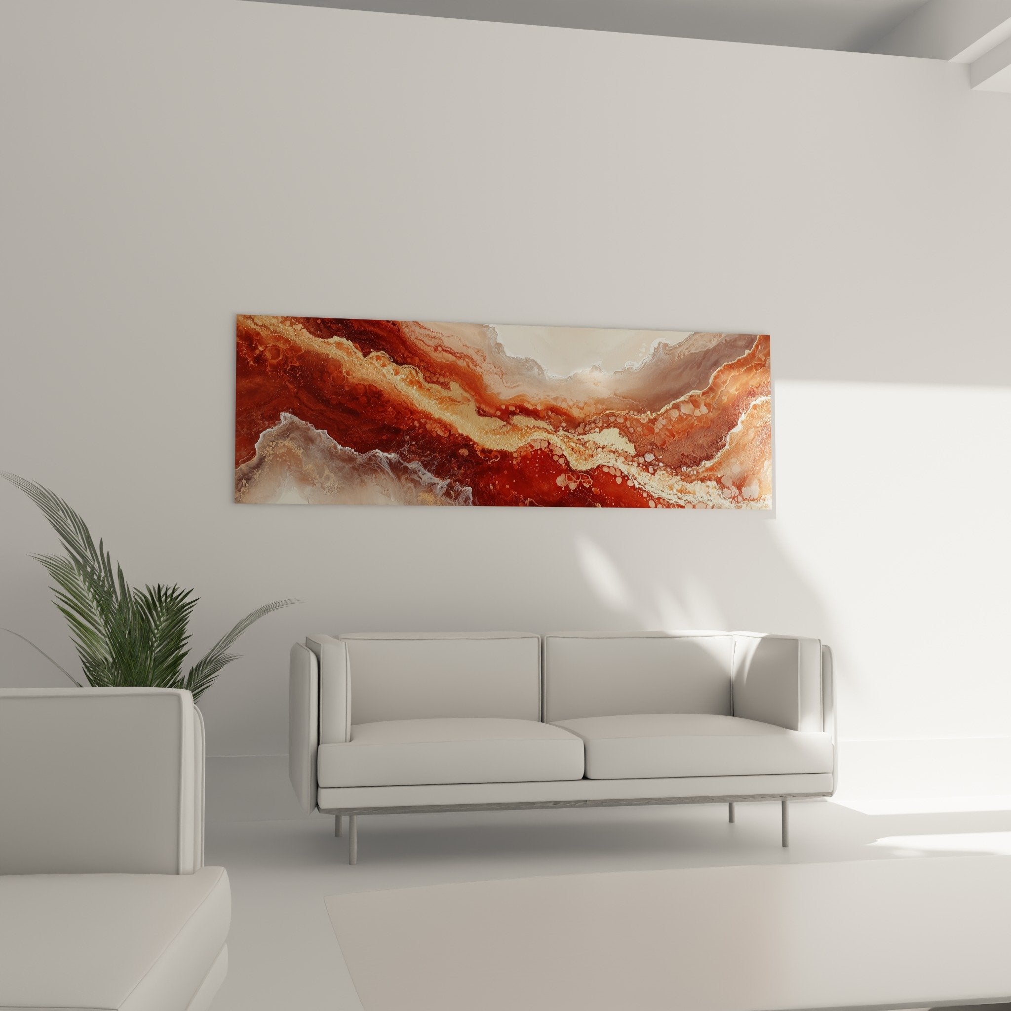 abstract marble texture detail red terracotta gold reflections fluid material