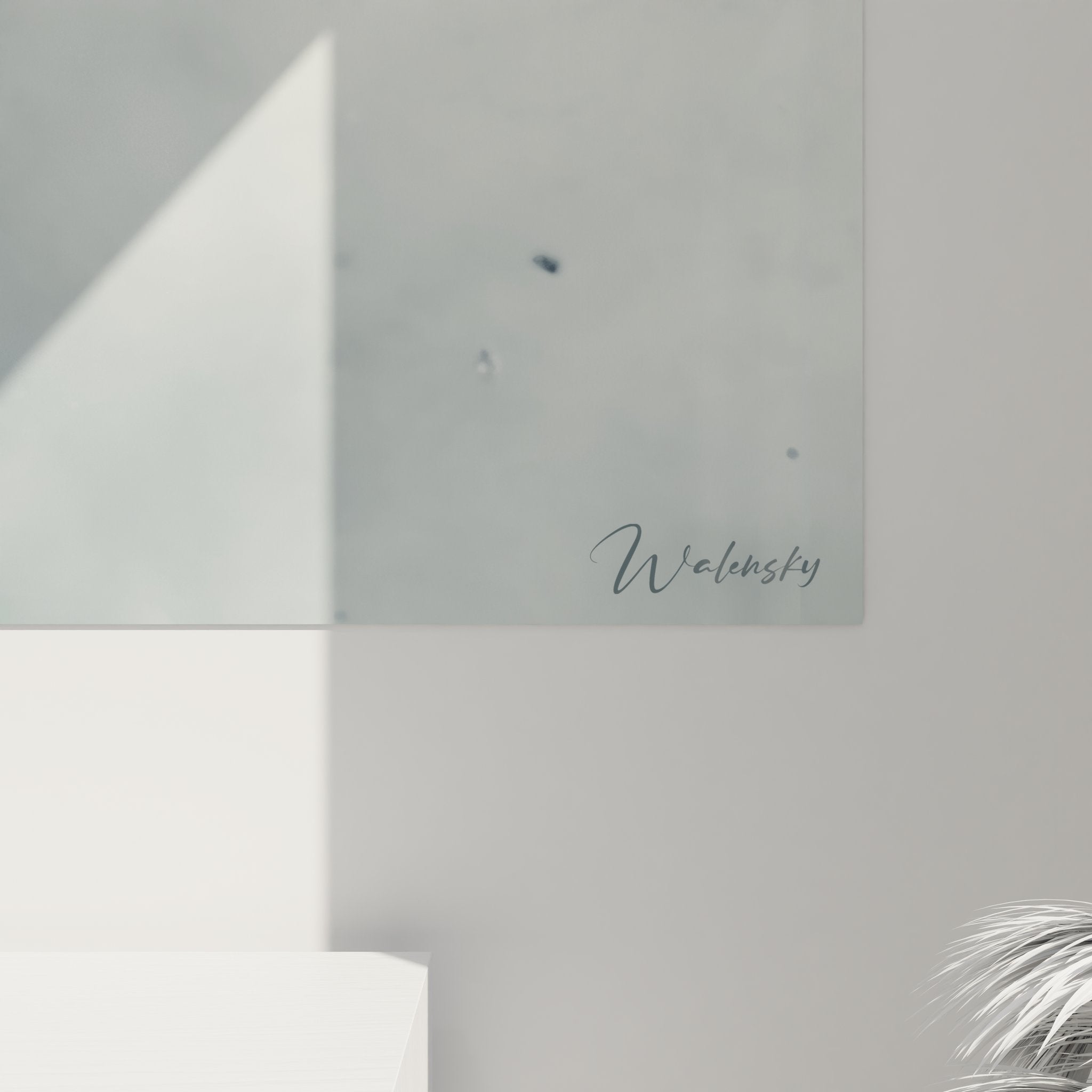 Vue d'ensemble tableau décoratif hélice ADN explosée avec effet de dispersion artistique