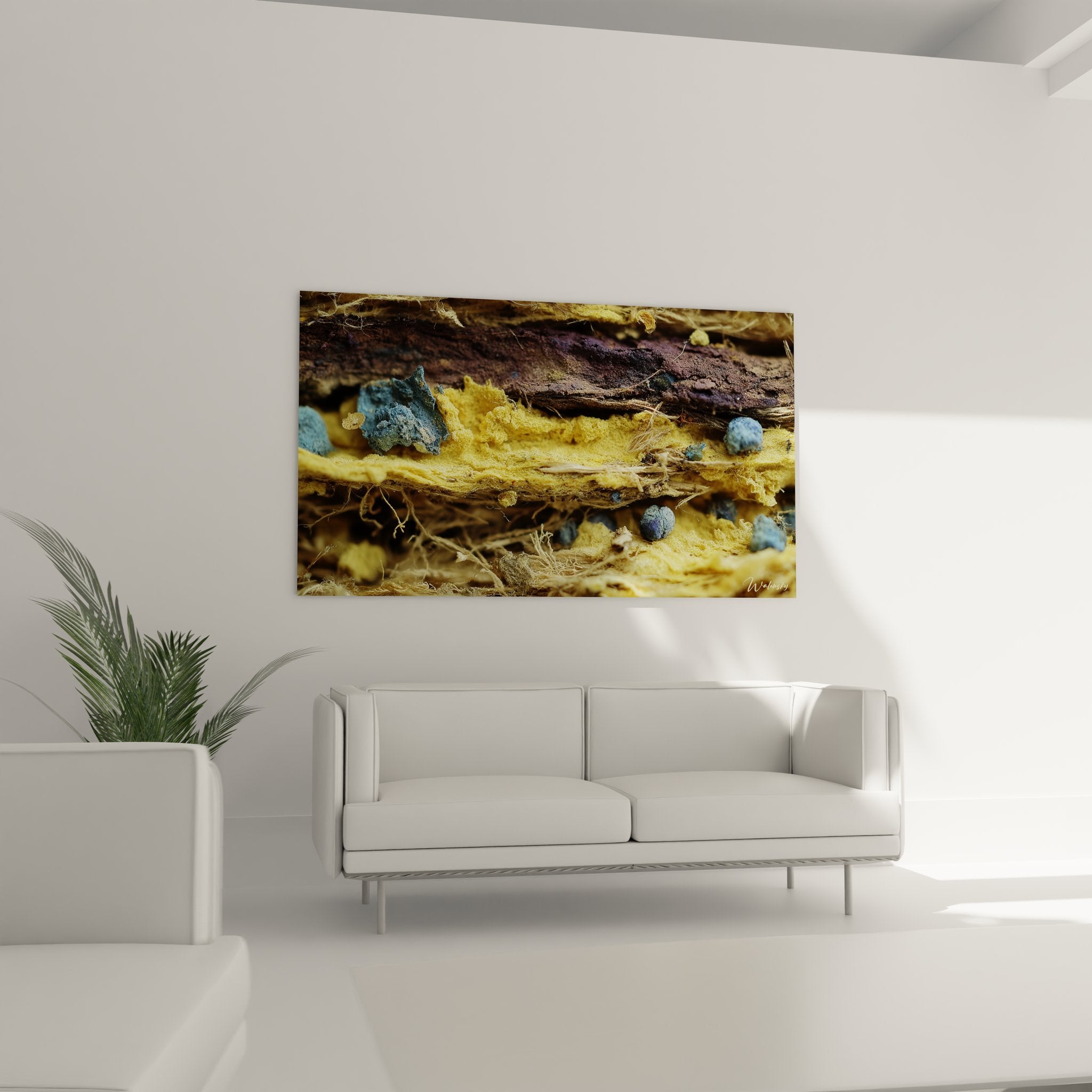 Gros plan tableau structures organiques collage détails microscopiques textures biologiques