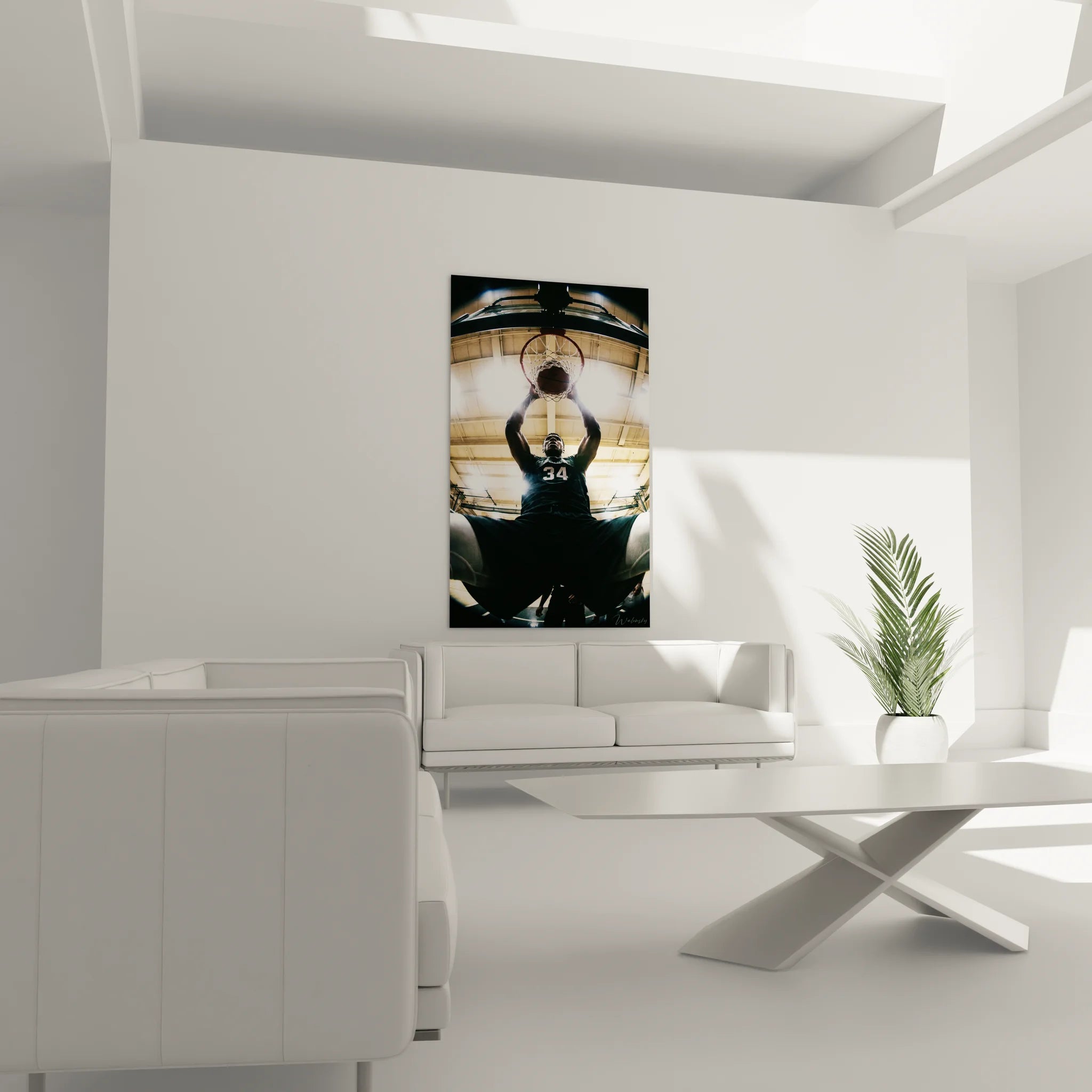 Gros plan tableau basketball montrant détails texture et qualité impression haute définition