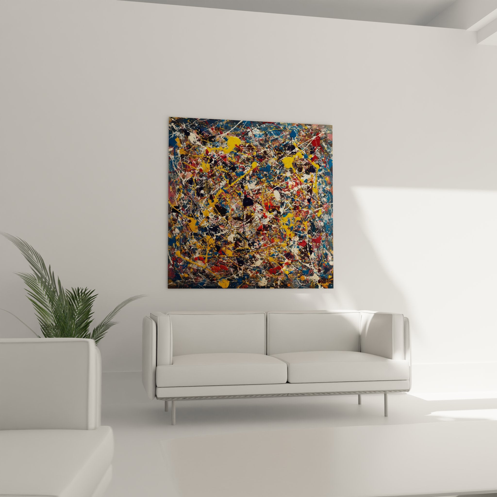 Gros plan texture peinture abstraite éclaboussures couleurs mélangées technique dripping artistique