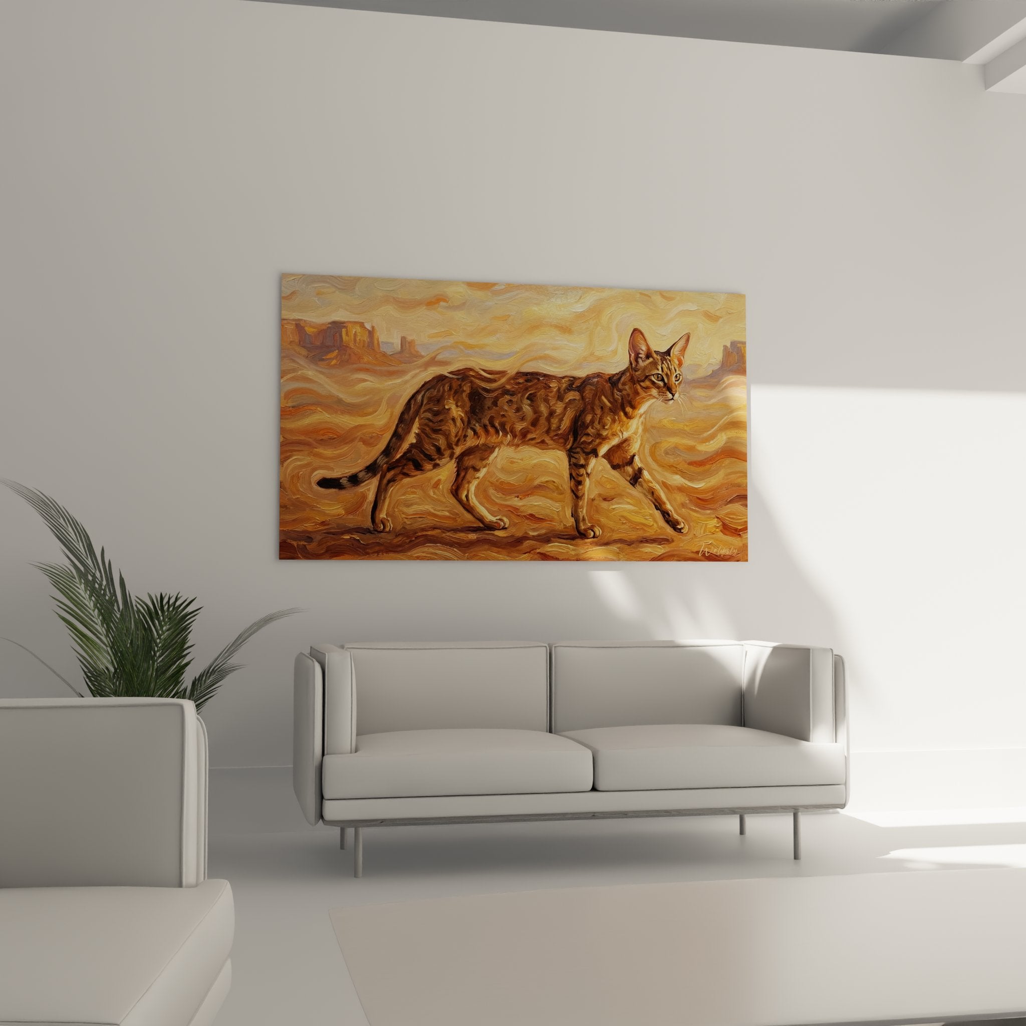 Detail du tableau montrant les caracteristiques du chat Chausie avec ses oreilles pointues et pelage tachete