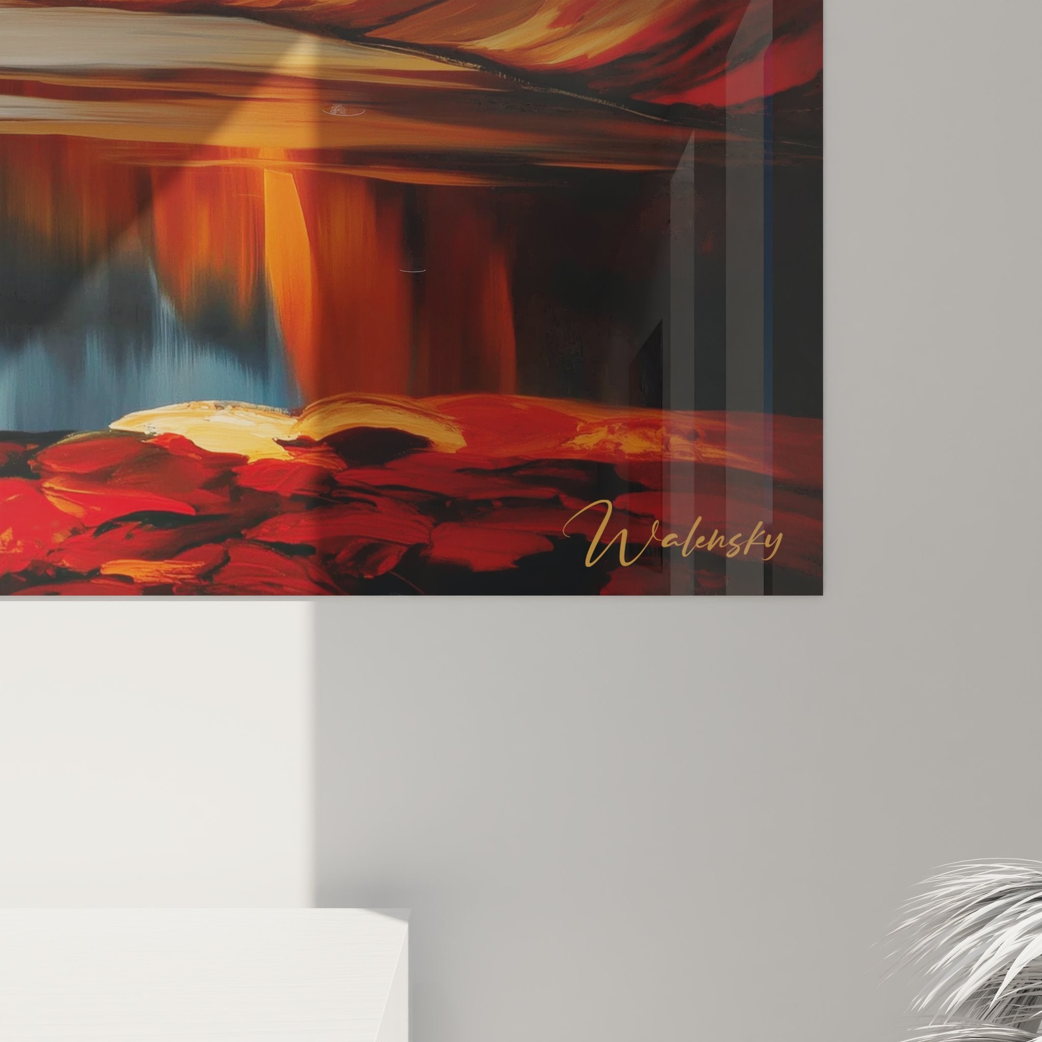 Tableau paysage montagneux écossais - Reflets d'automne - édition Iles et archipels