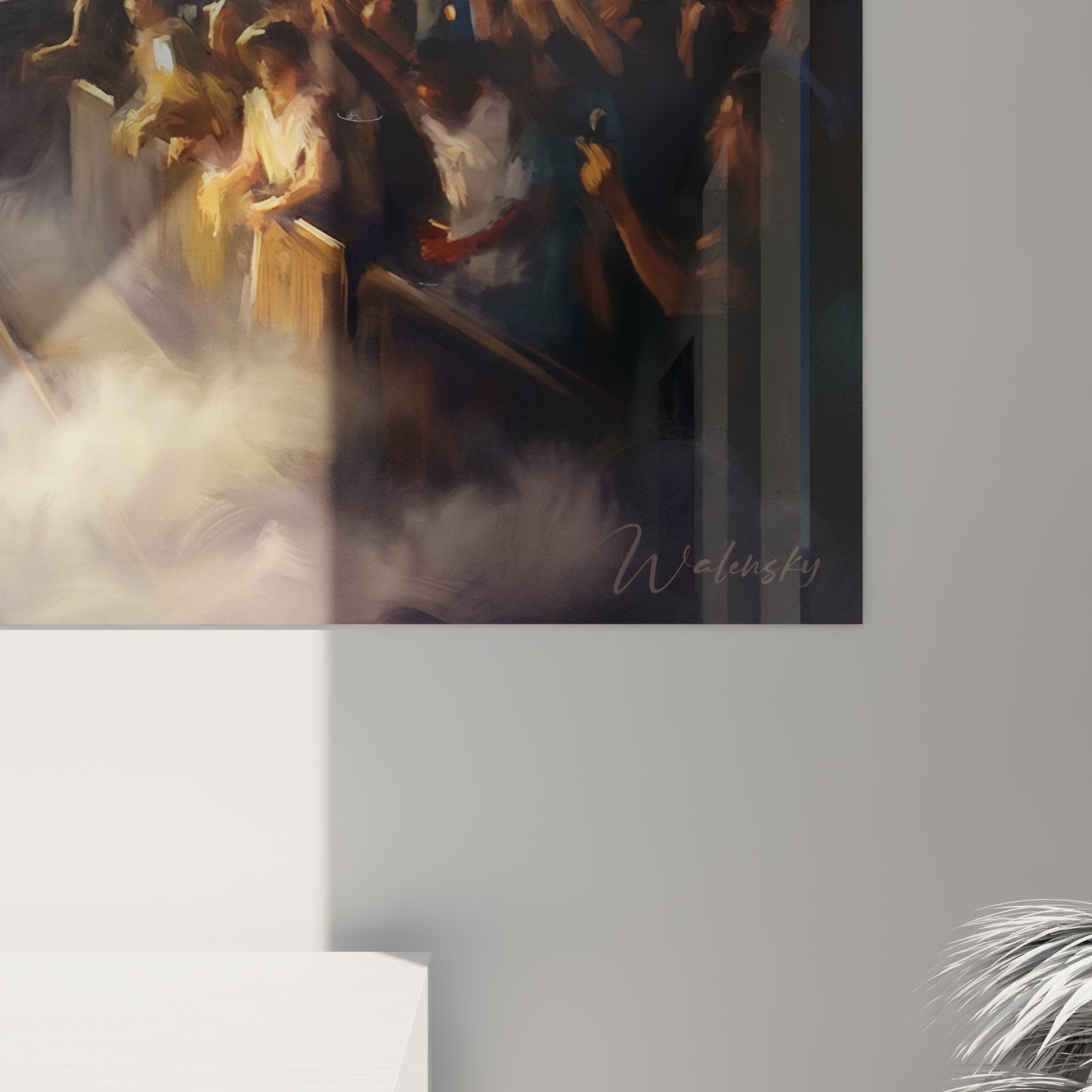 Vue ensemble tableau MMA entrée triomphale champion octogone ambiance arene electrique