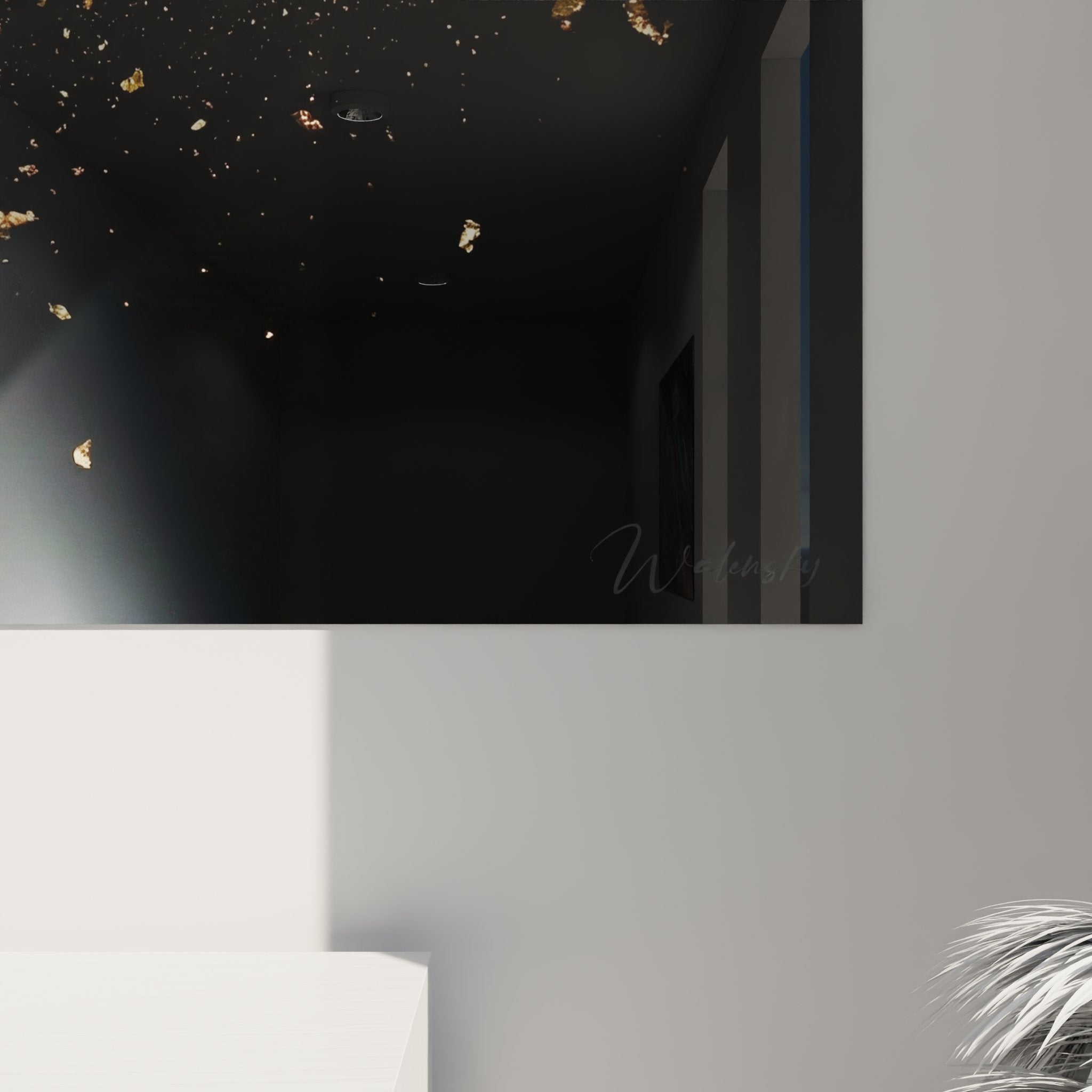 Vue ensemble tableau karaté mural karateka explosion planche décoration intérieure art martial spectaculaire