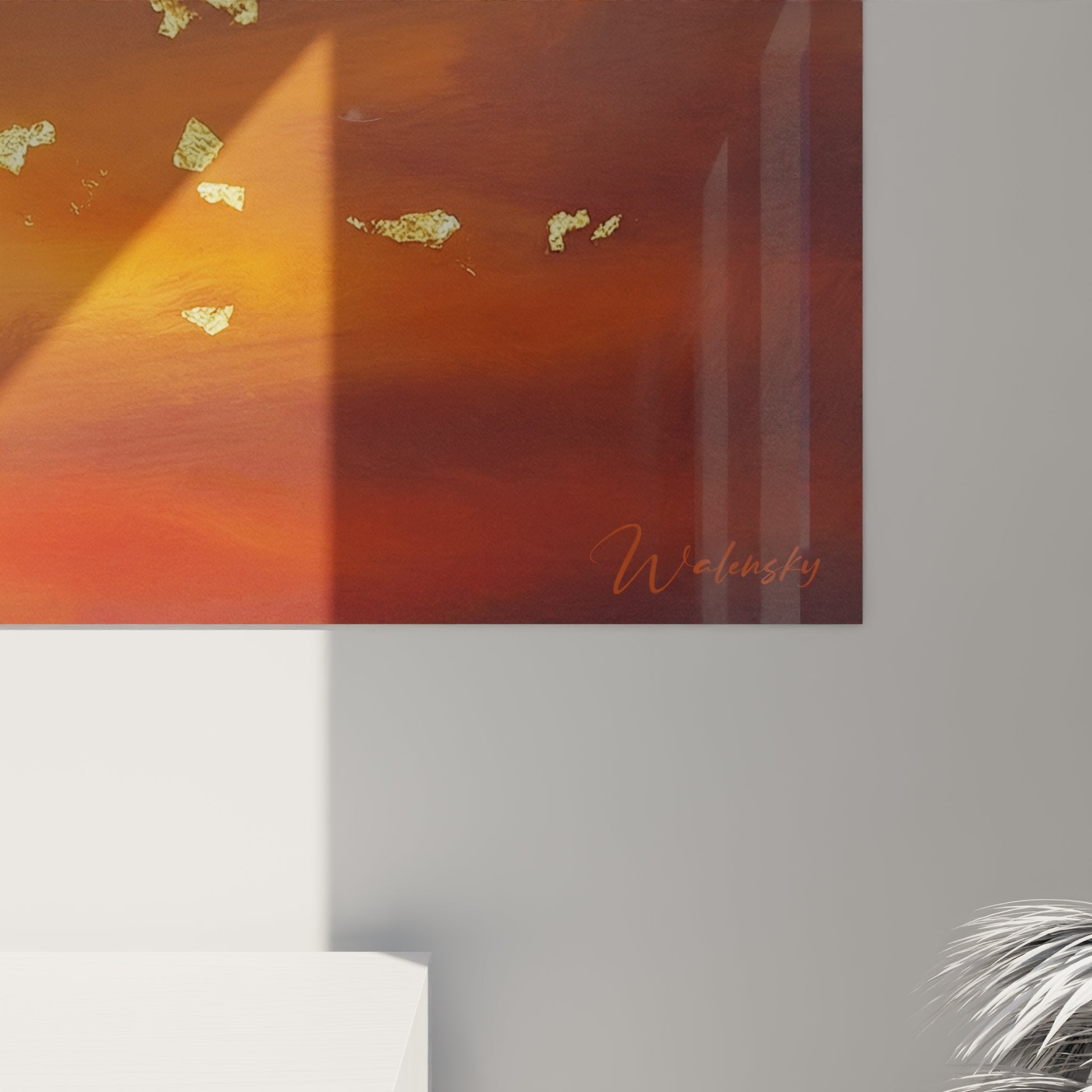 Vue ensemble tableau cigogne campanile, perspective architecturale et naturelle, art décoratif mural élégant