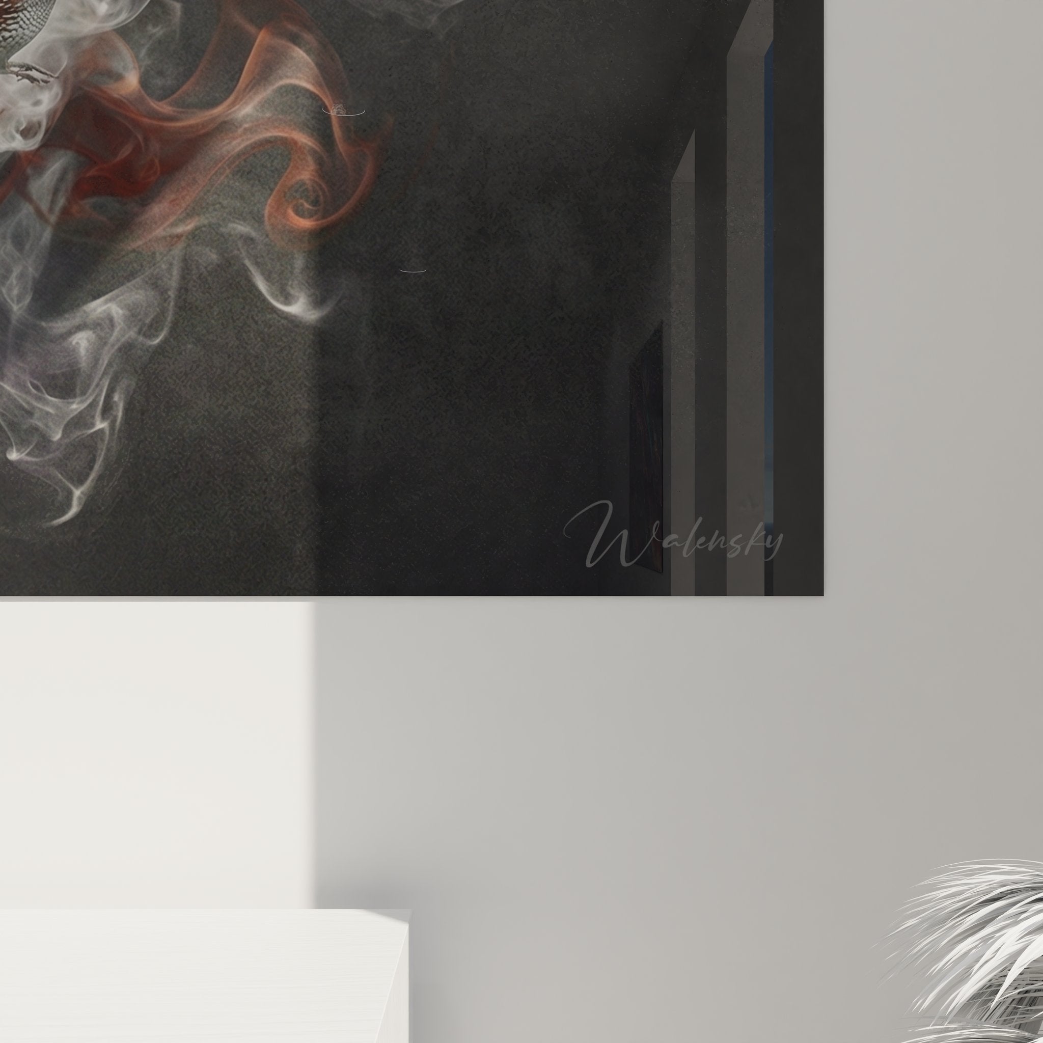 Vue ensemble tableau mural chasse aux faisans avec quatre oiseaux en vol et chasseurs