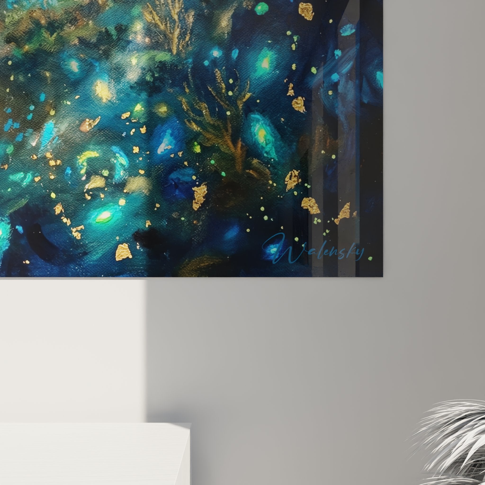 Overview canvas wall art ocean diving interior decoration nautical theme