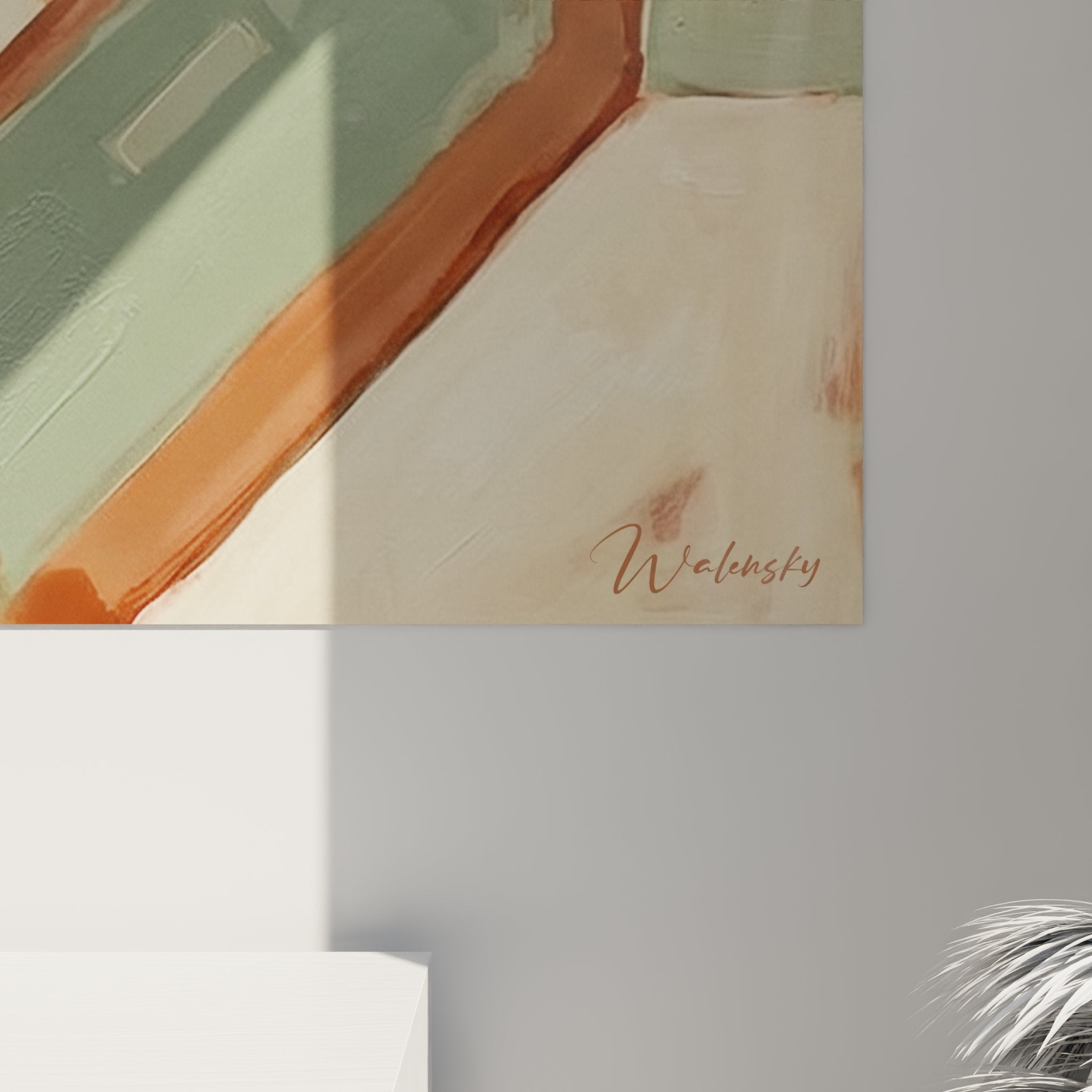 Vue d'ensemble du tableau terrain de baseball dans un interieur moderne et lumineux