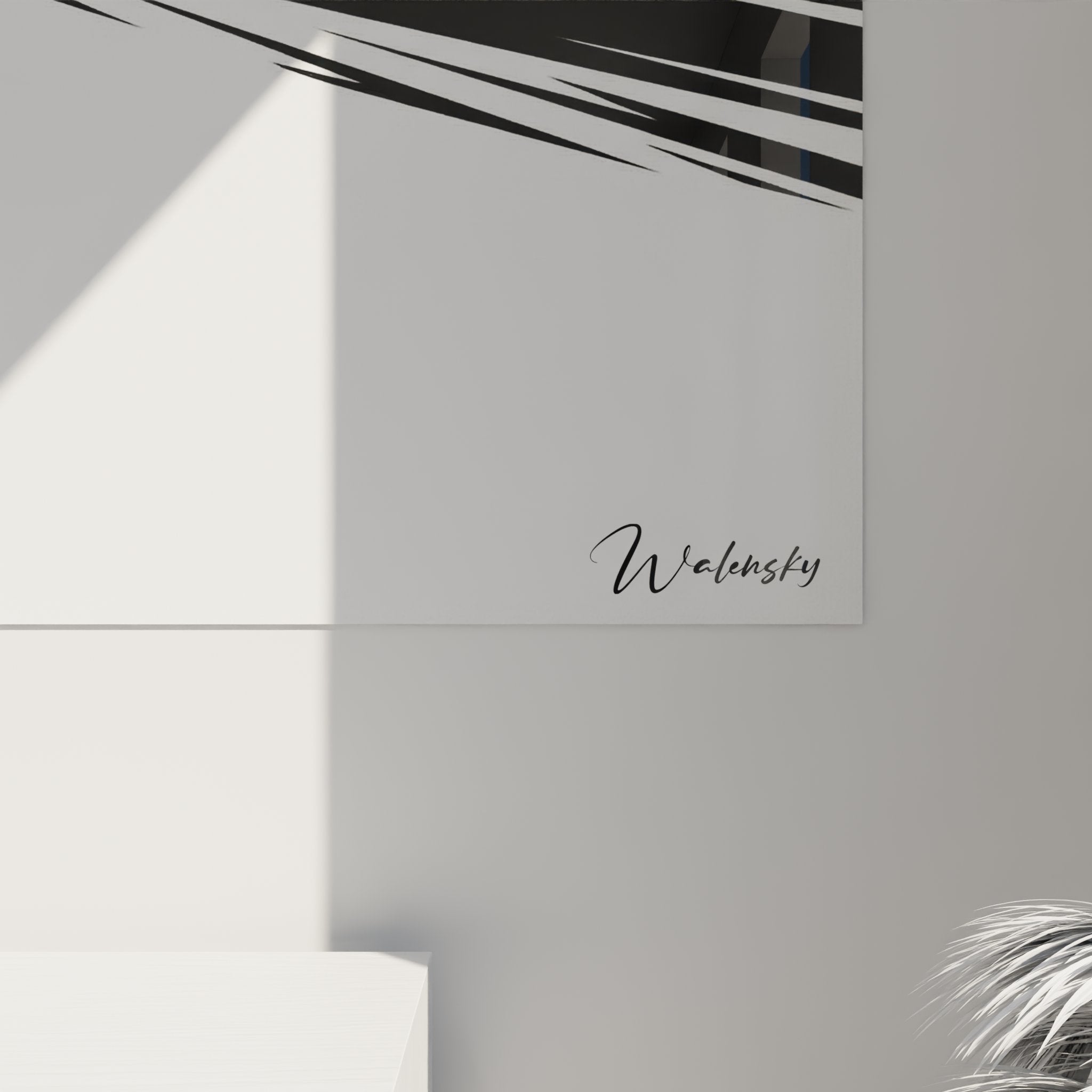 Vue d'ensemble tableau mural golf swing puissant dans intérieur contemporain élégant