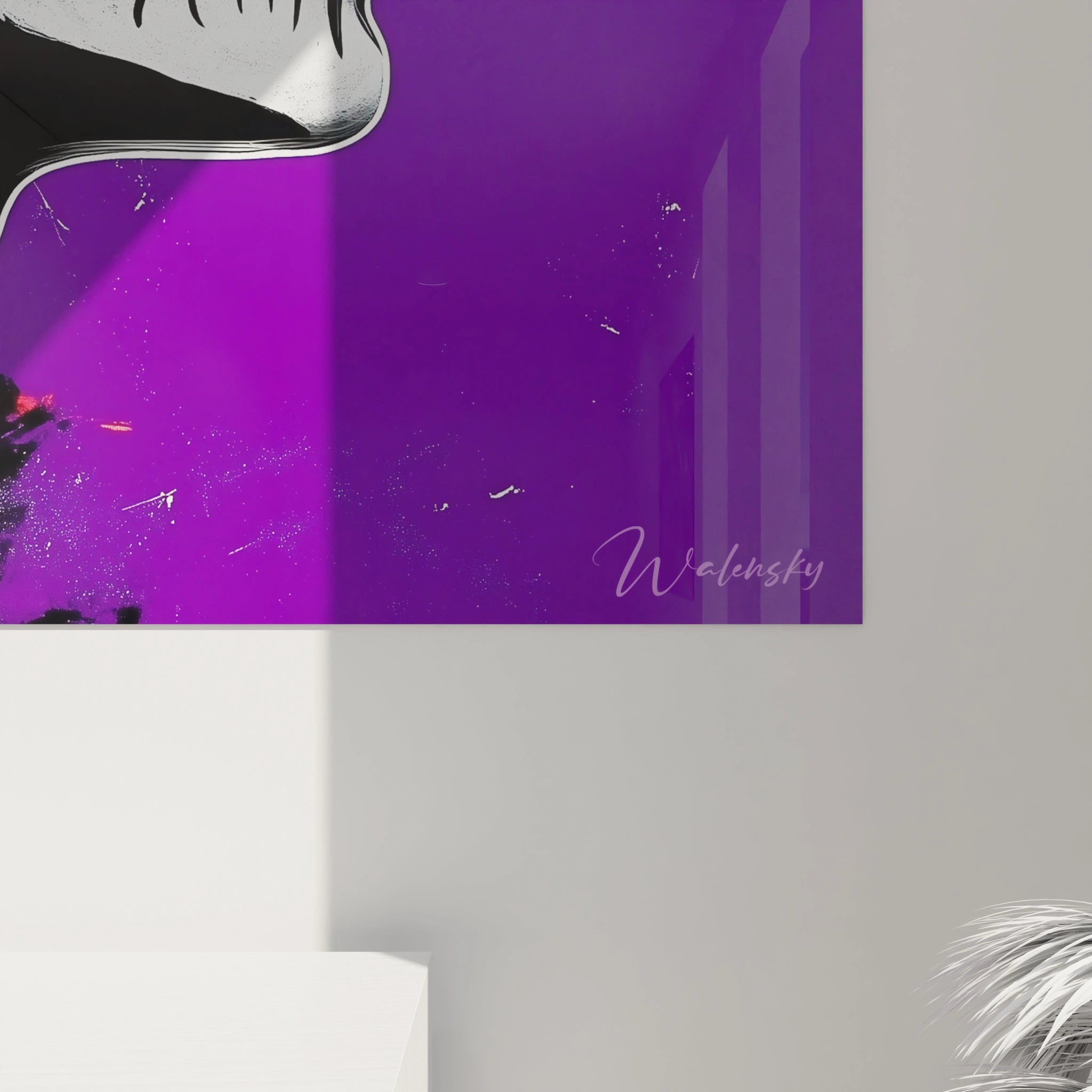 Tableau Africain Masque pourpre - édition africa - Walensky