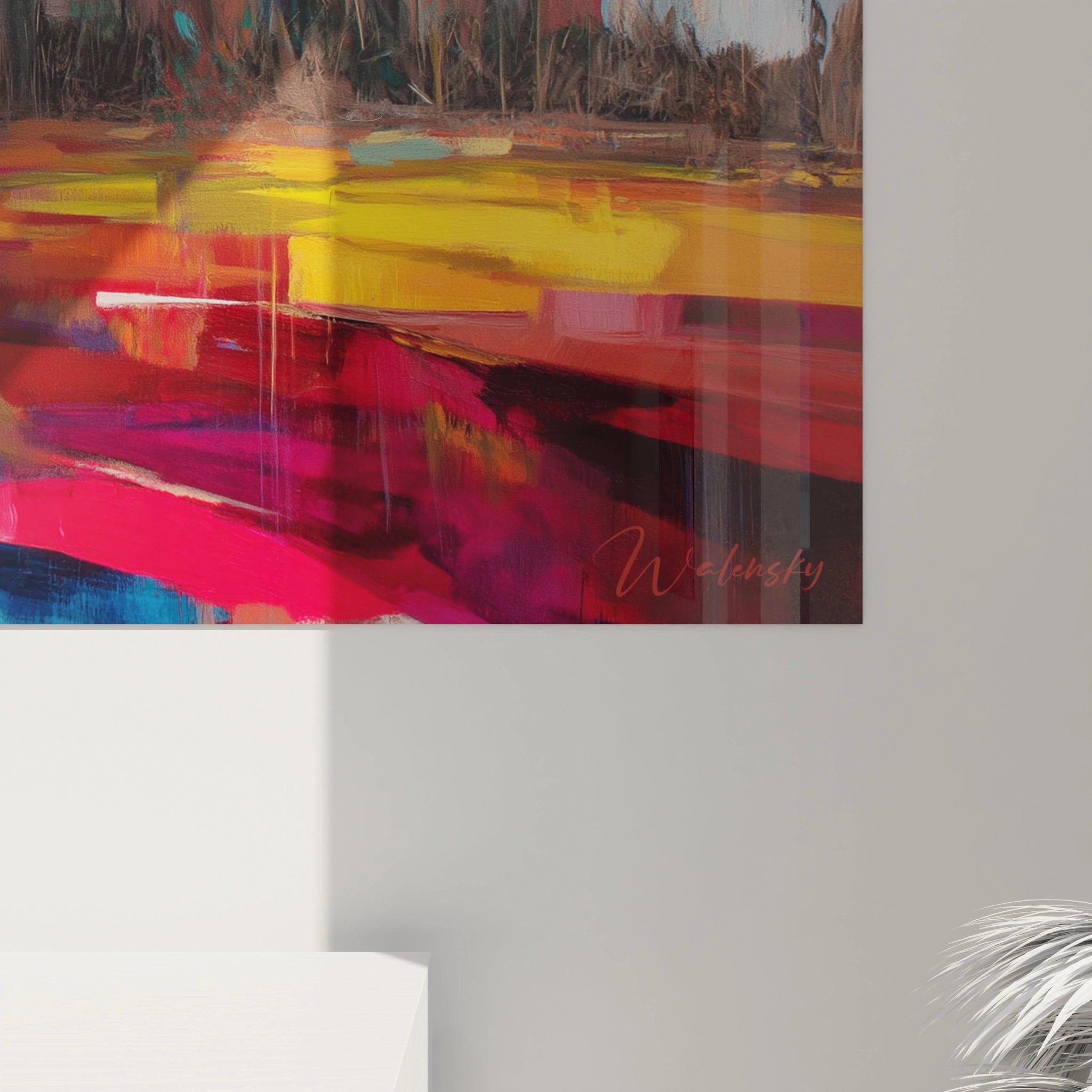 Tableau Arbre Gardien du village - édition paysage africain - Walensky