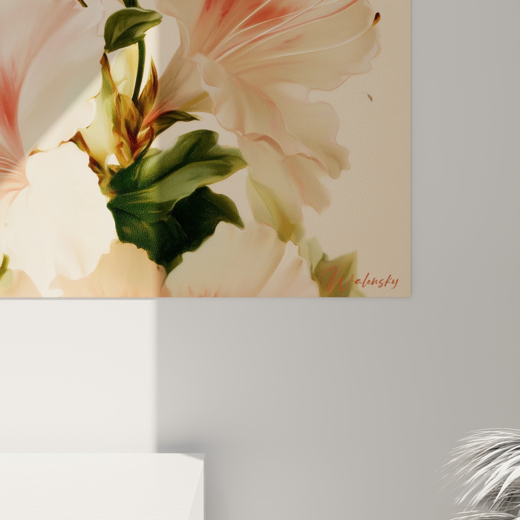 Détail des pétales d'azalée rose tendre et blanc nacré, texture soyeuse et nervures fines visibles