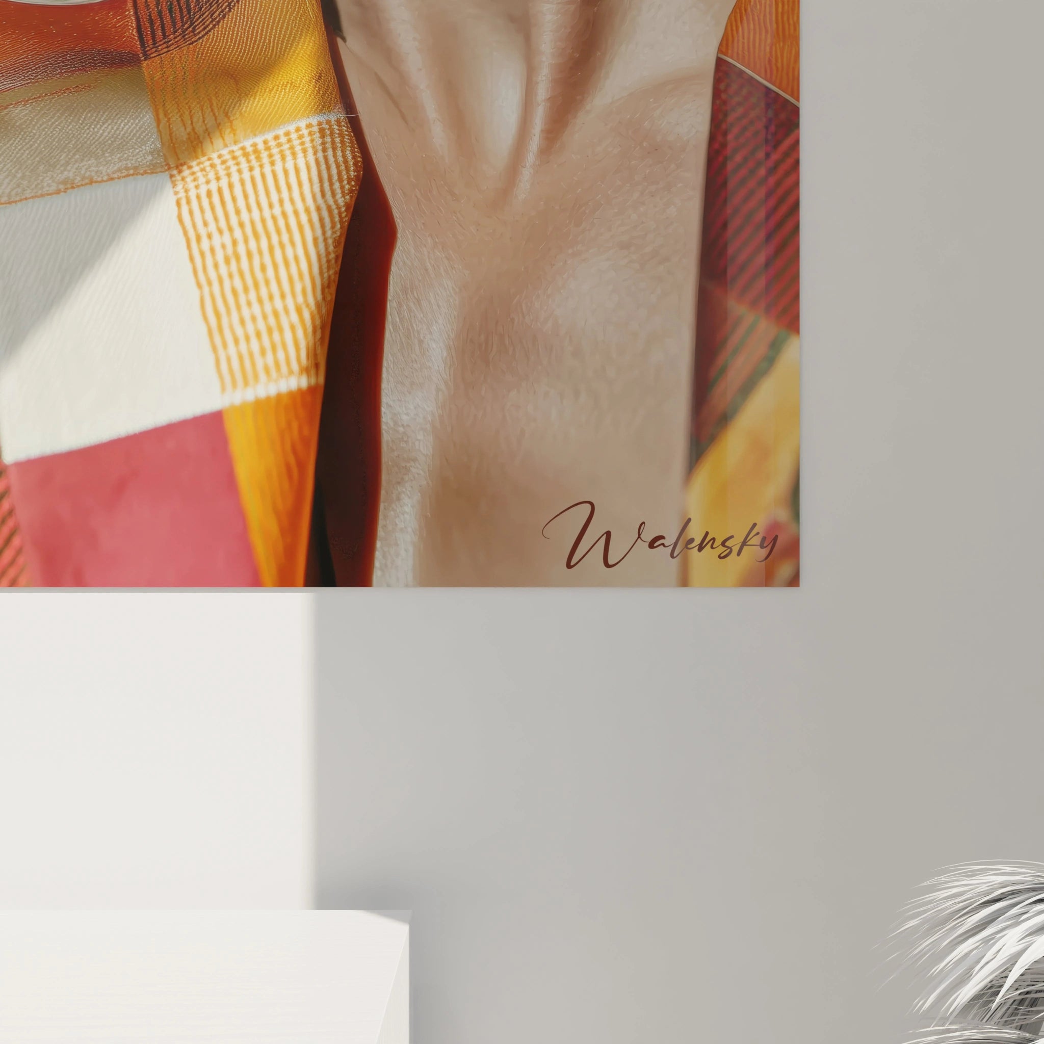 Tableau beauté masculine de Walensky représentant un homme avec une expression charismatique