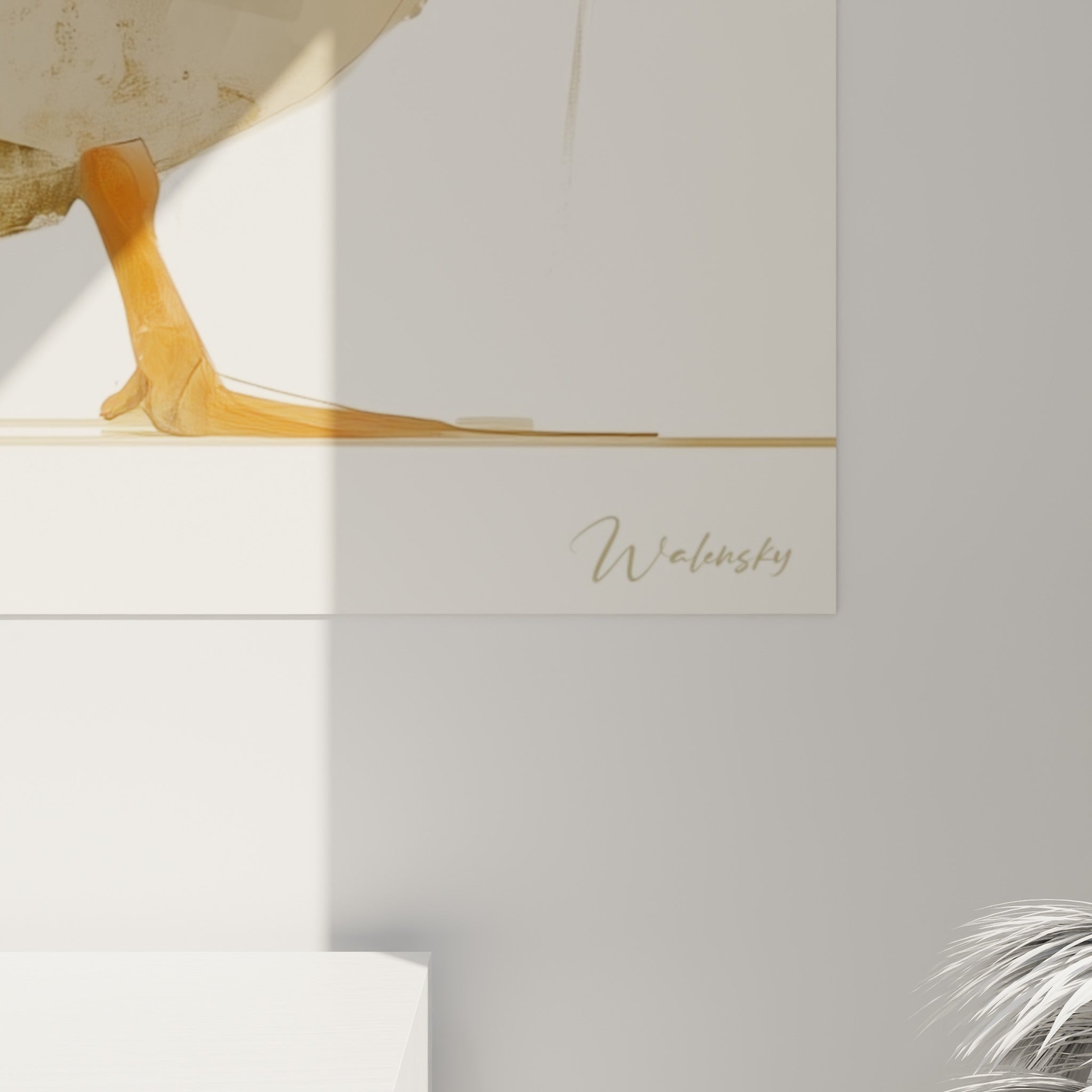 Empâtements et traits fins mêlant vert émeraude, ocre et beige sur le plumage du canard colvert