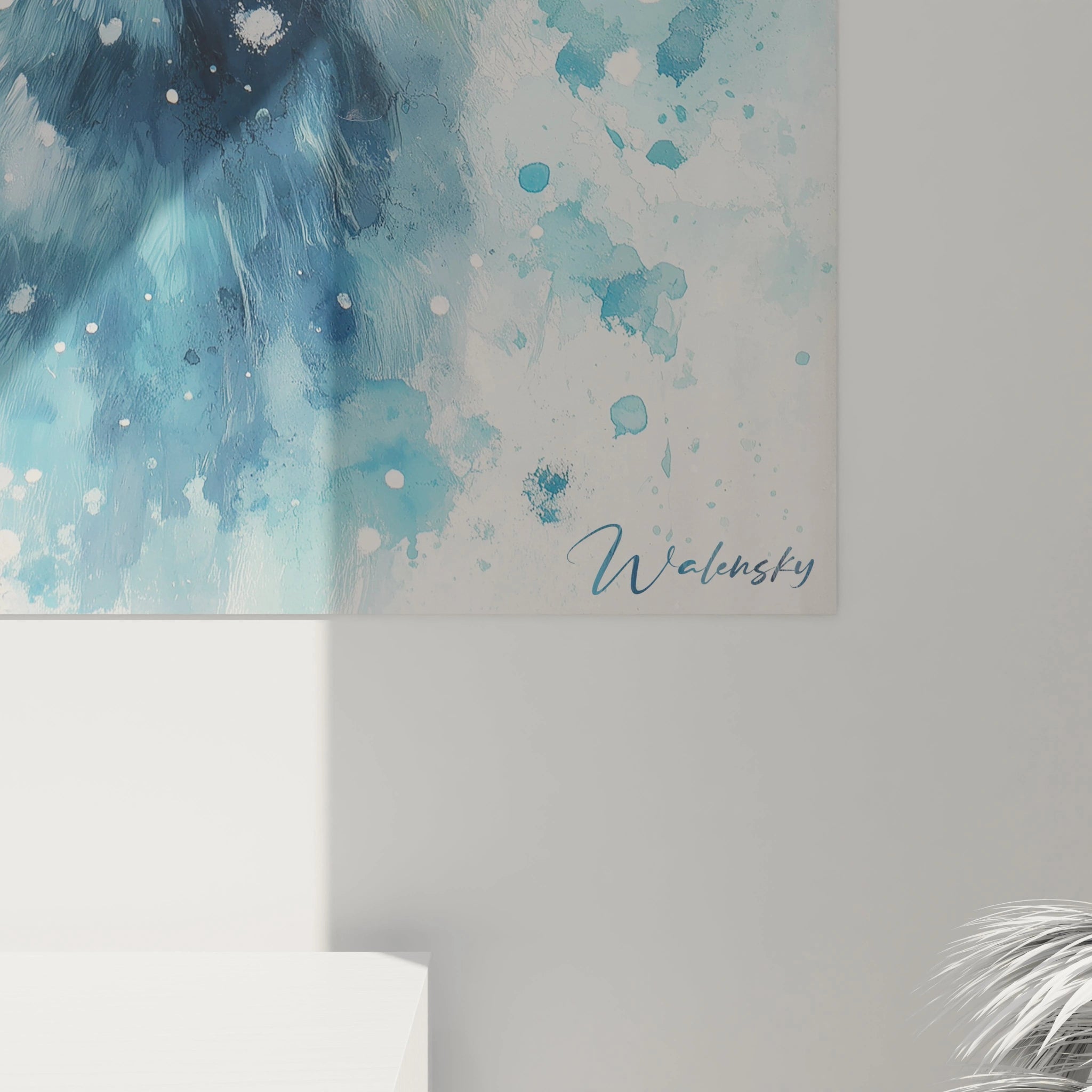 Tableau cerf décoration murale élégant de Walensky avec des couleurs apaisantes pour la maison