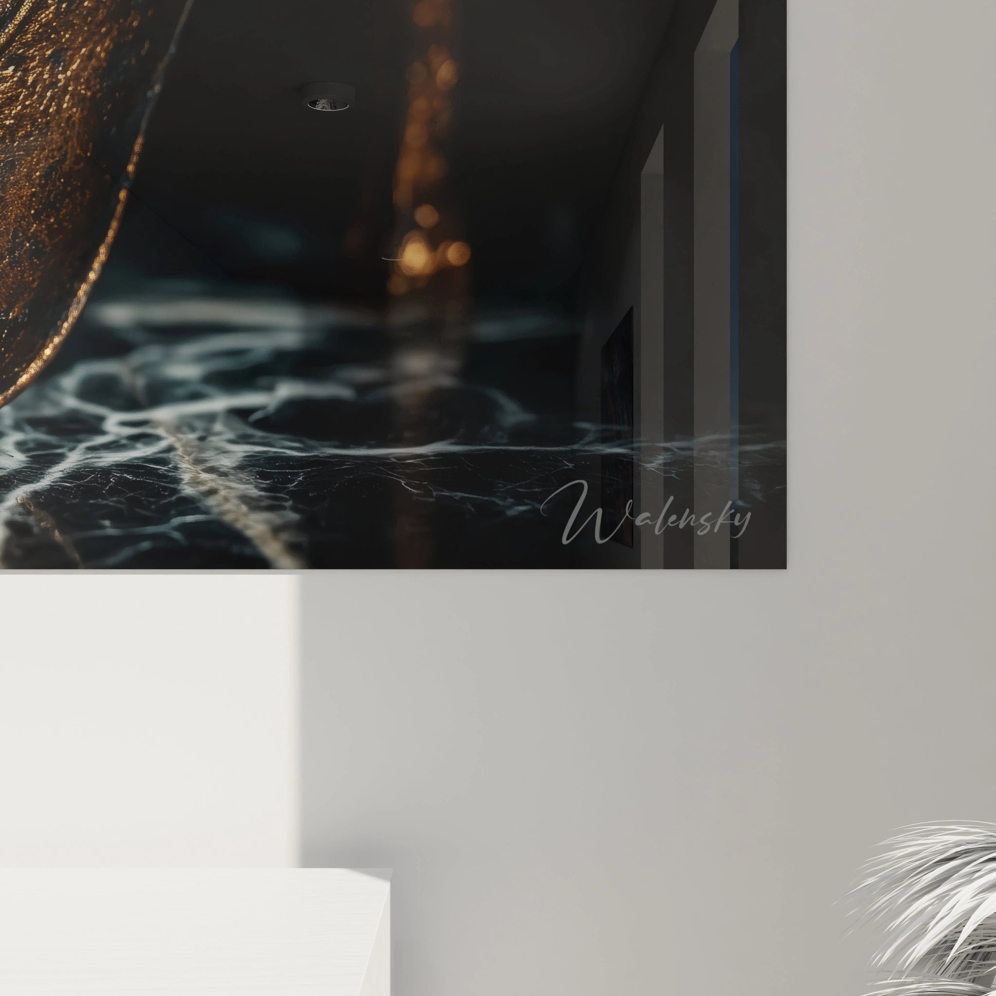 Tableau chaussure art mural de Walensky avec une belle finition et un design moderne