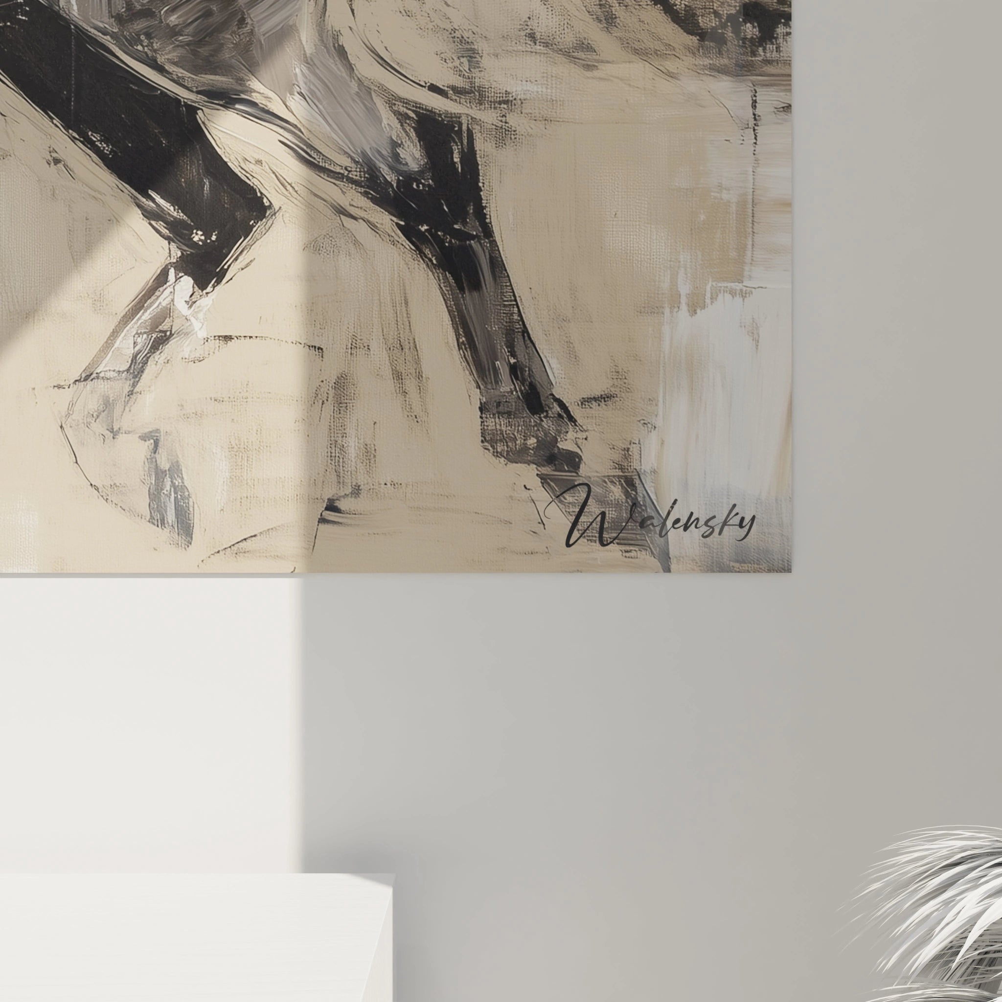 Tableau cheval âme en mouvement - édition cheval - Walensky