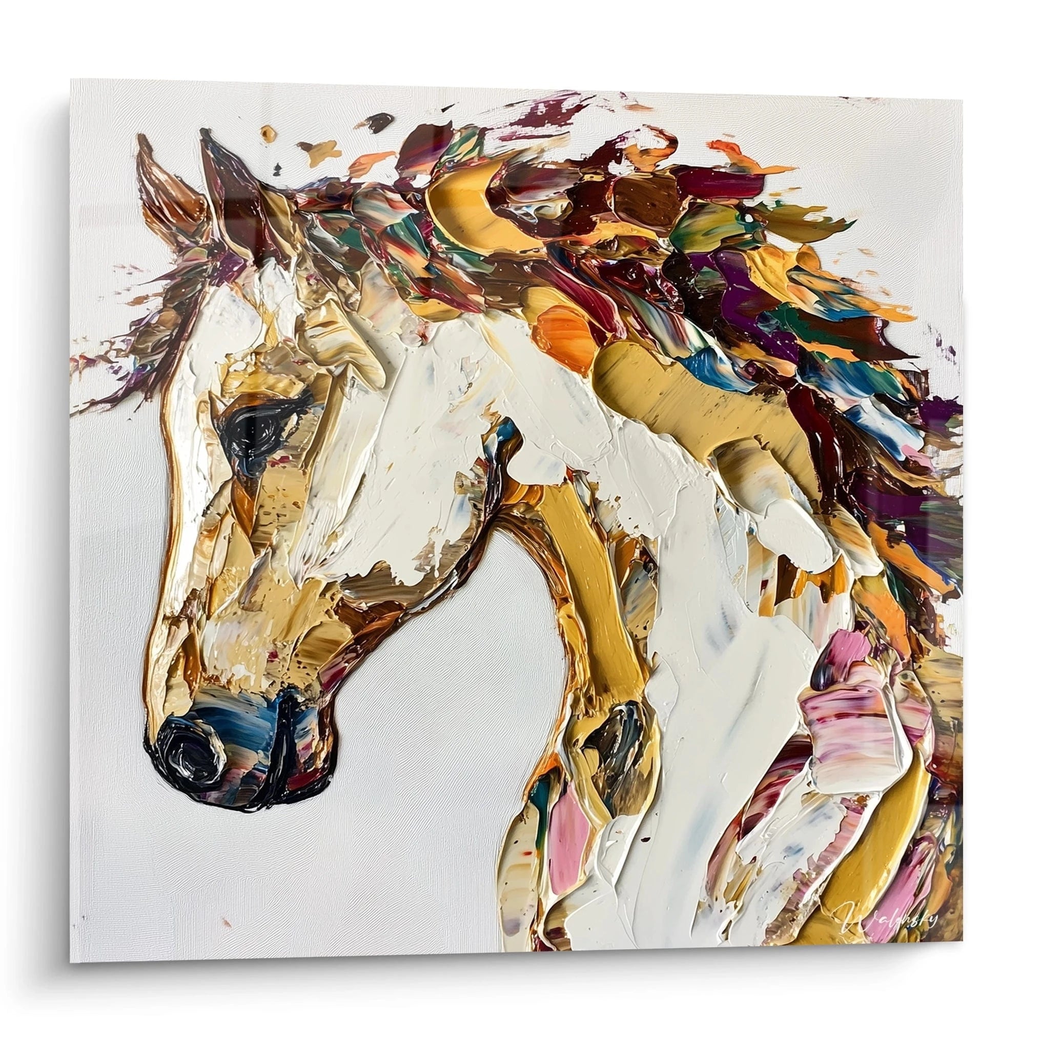 Tableau Cheval Émotion pure - édition cheval - Walensky
