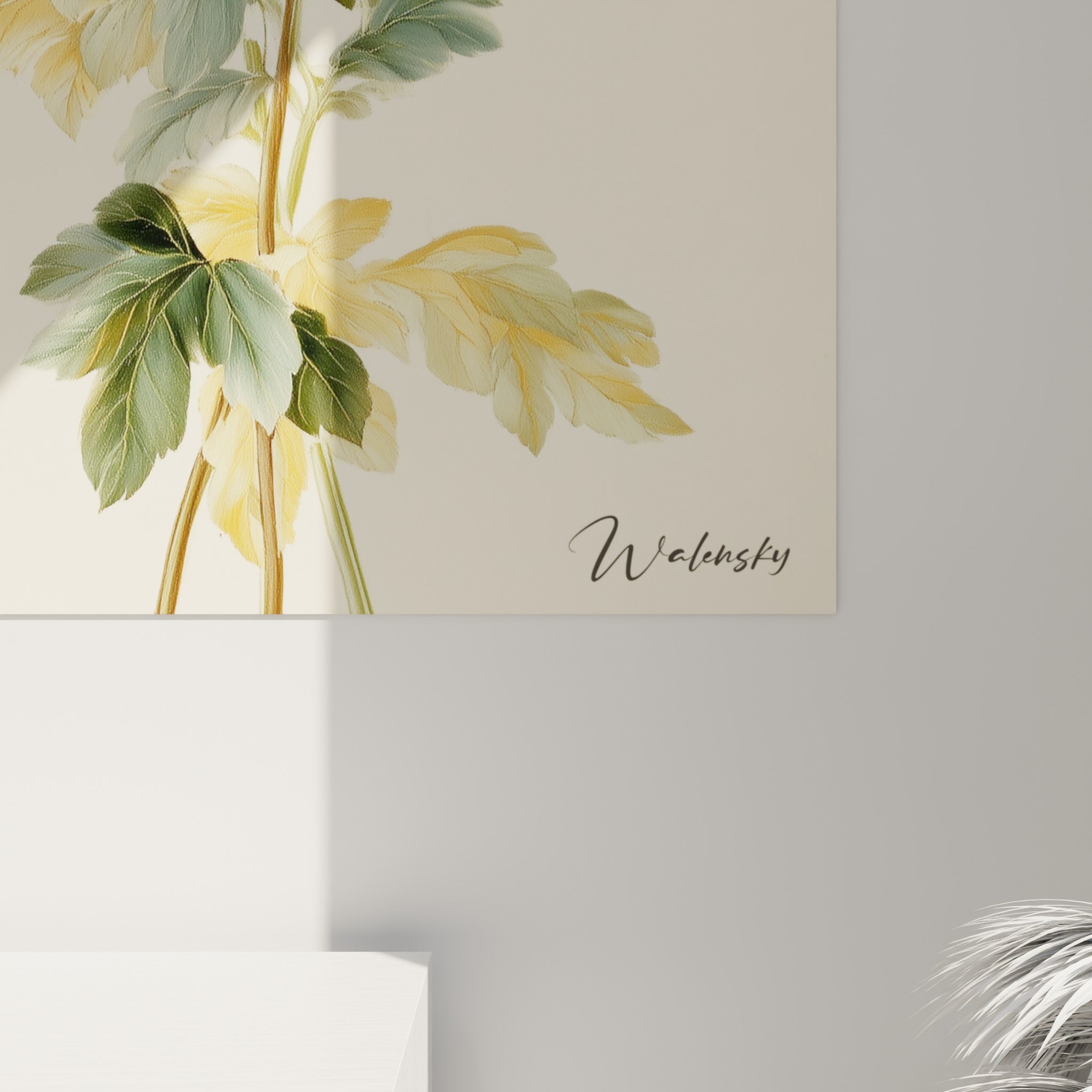 Pétales de chrysanthème orange et dorés en gros plan, grain fin et touches d'aquarelle visibles
