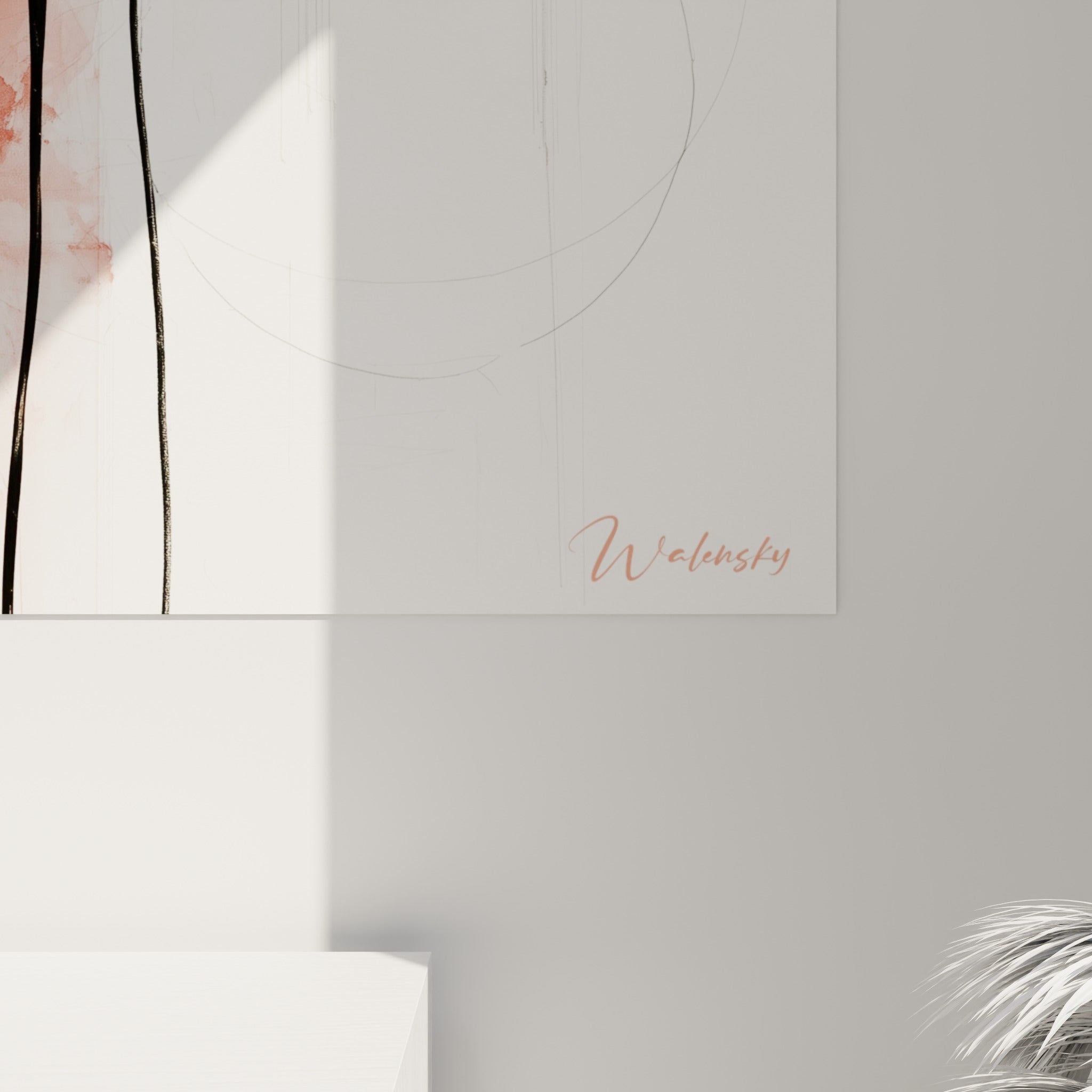 Détail de la texture aquarelle du coquelicot montrant les transparences rouge et les traits noirs fins