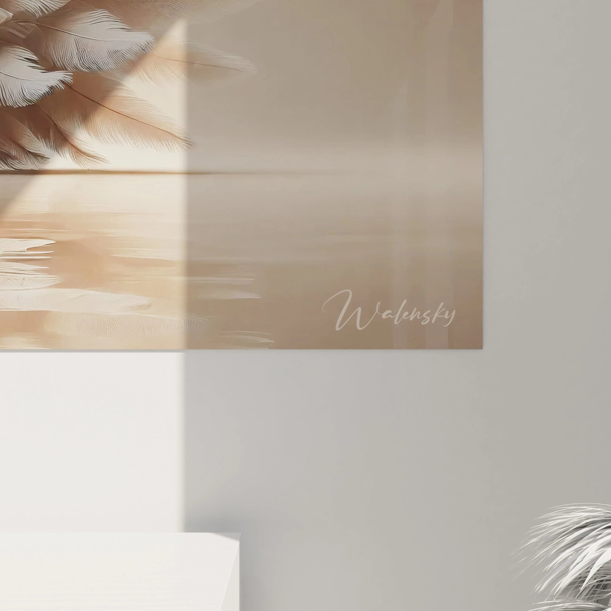 vue de près du tableau cygne capturant les détails fins des plumes et la grâce majestueuse du cygne cet art révèle toute la beauté apaisante d'une nature parfaite et tranquille