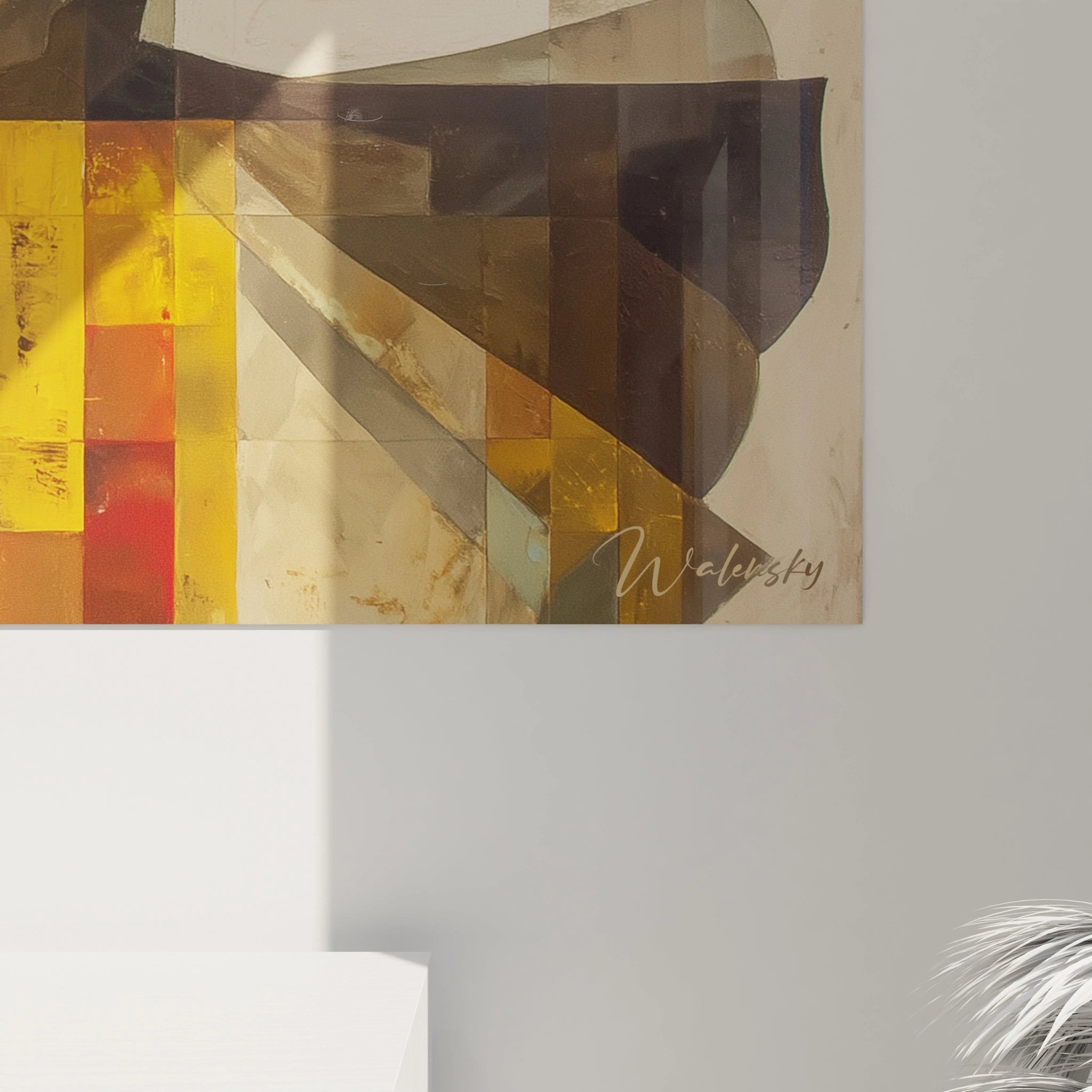 Tableau danse africaine mural de Walensky avec des motifs colorés et modernes