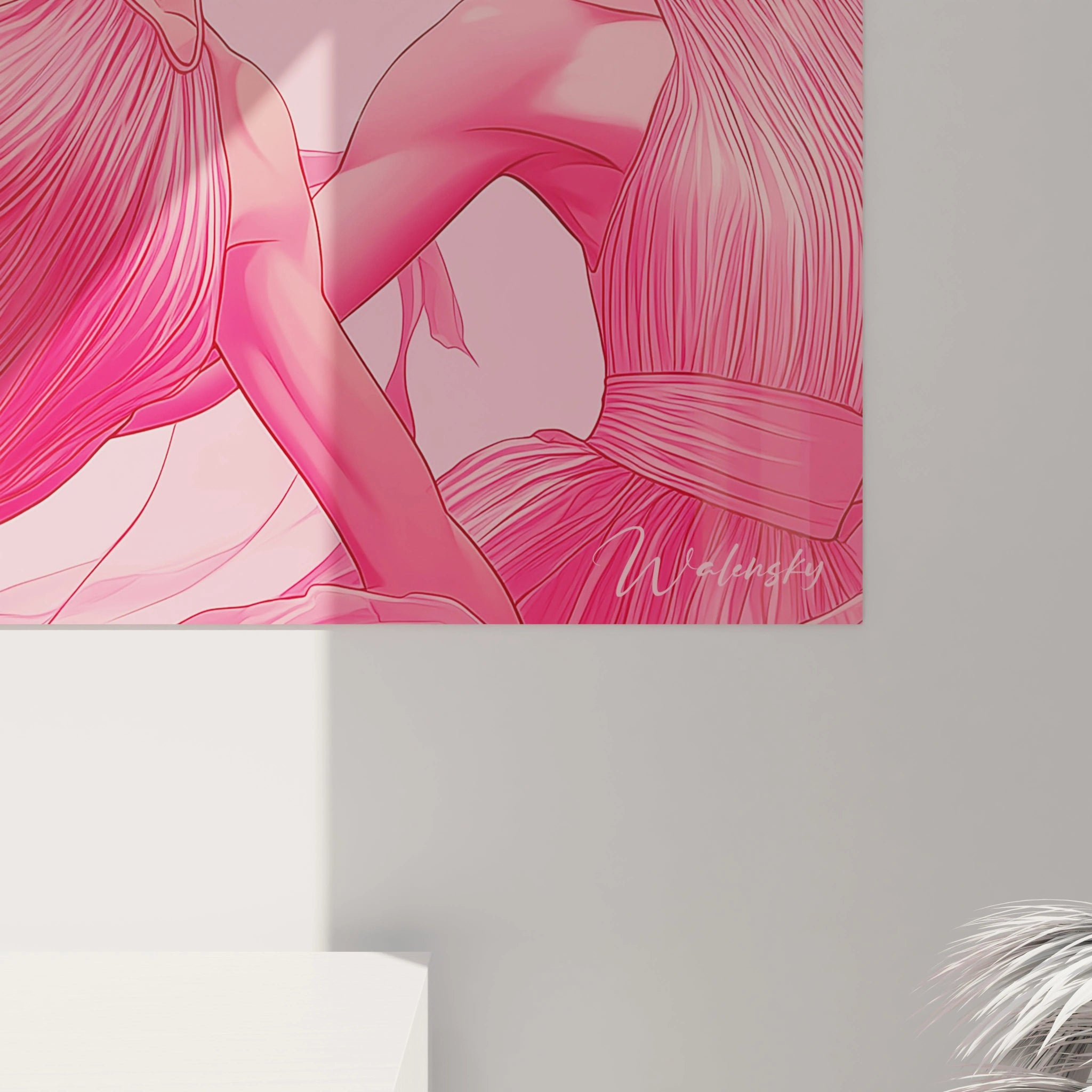 Tableau mural danseuse africaine kente aux couleurs vibrantes pour décoration intérieure moderne