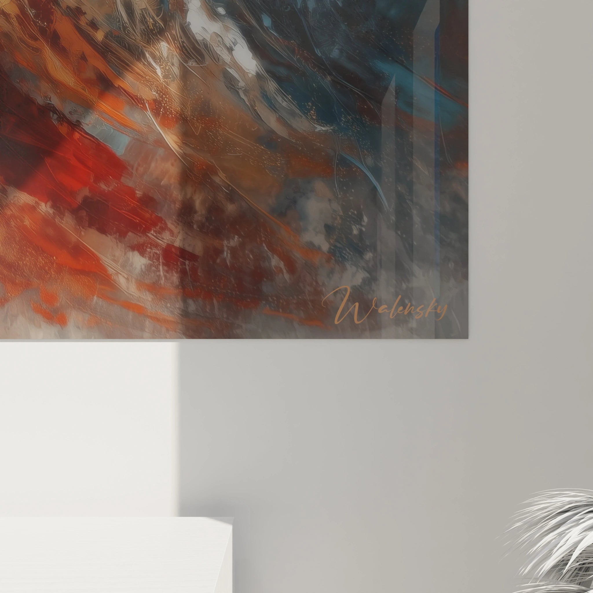 Tableau mural danse africaine moderne de Walensky, couleur vibrante pour décoration intérieure