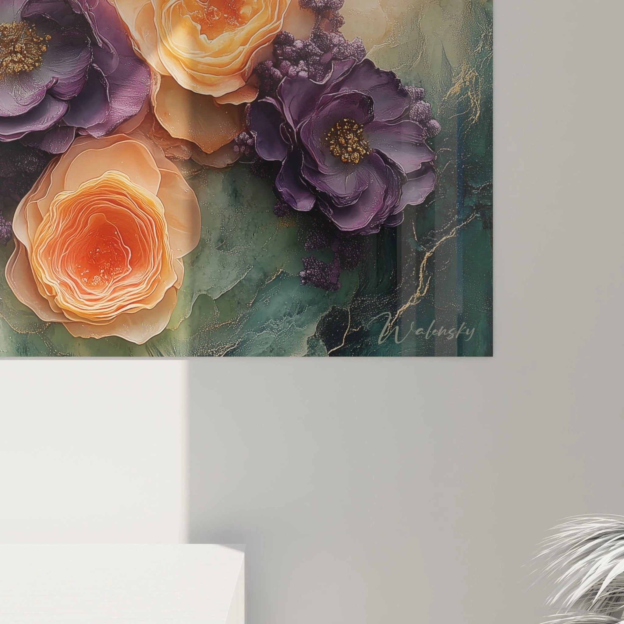 Tableau Dualité Florale - edition fleurs - Walensky