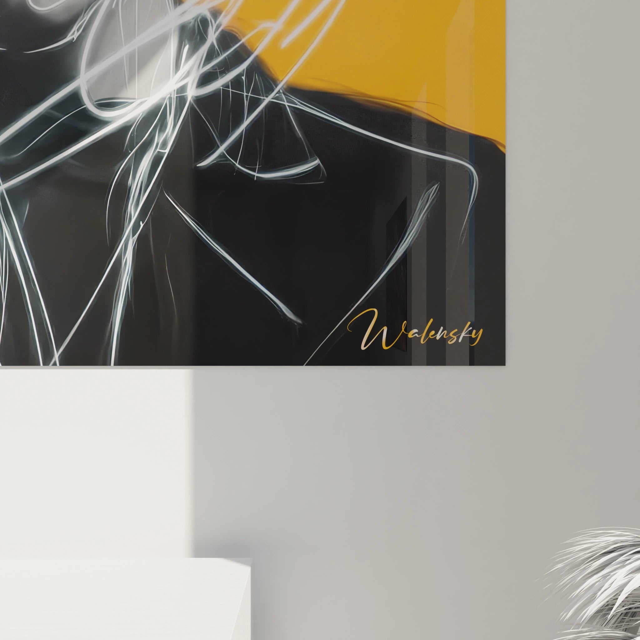 Tableau illustration de mode moderne de Walensky avec des couleurs vives pour décorer votre intérieur