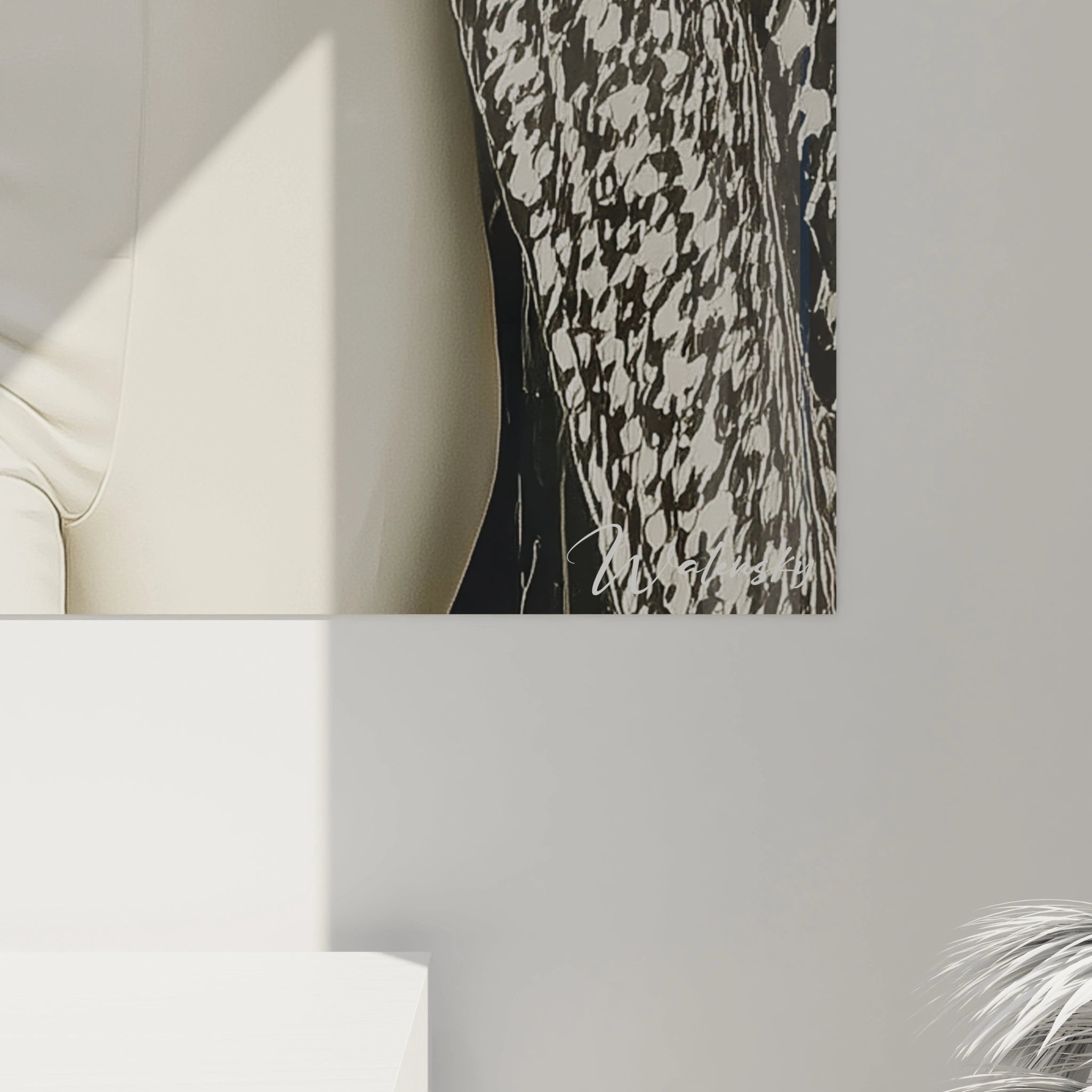 Tableau élévance française de Walensky avec des motifs modernes pour une décoration intérieure stylée