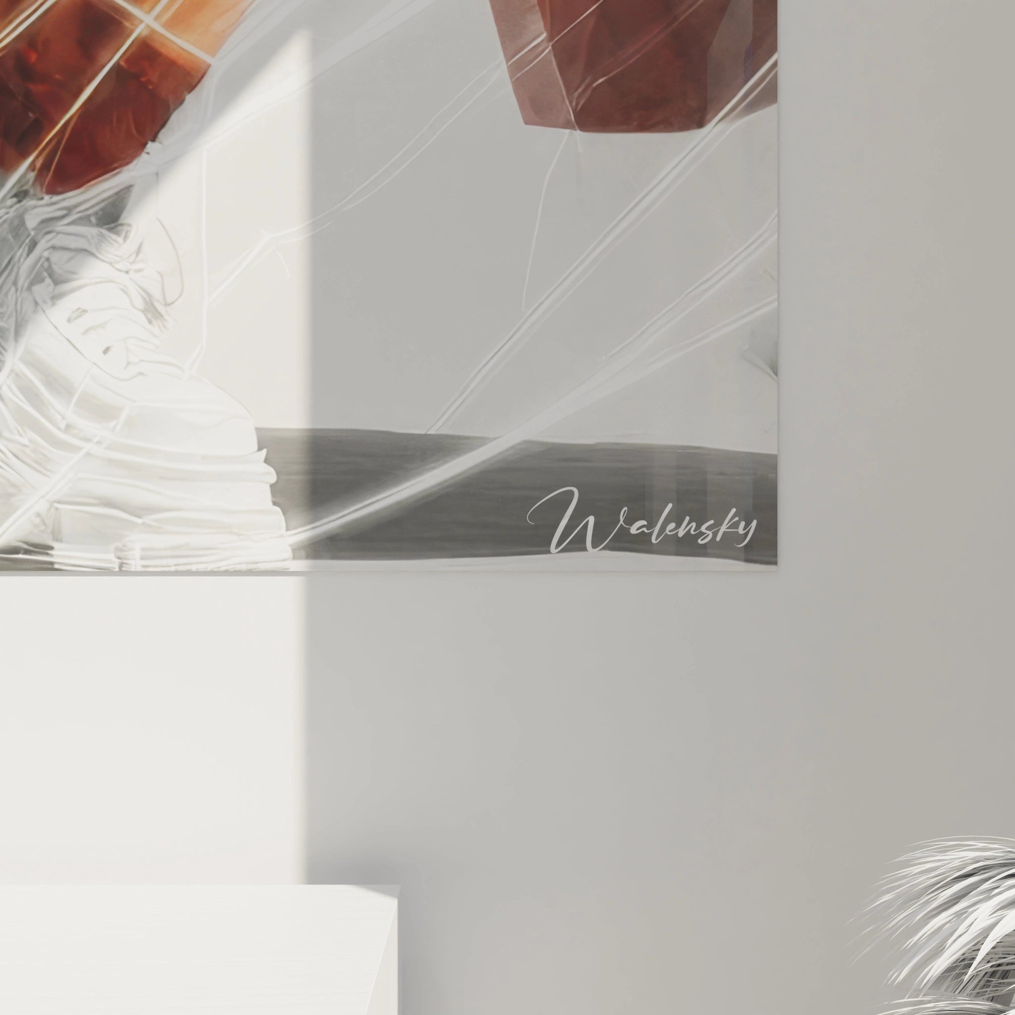 Tableau mural mode urbain élégant de Walensky avec motifs modernes et colorés