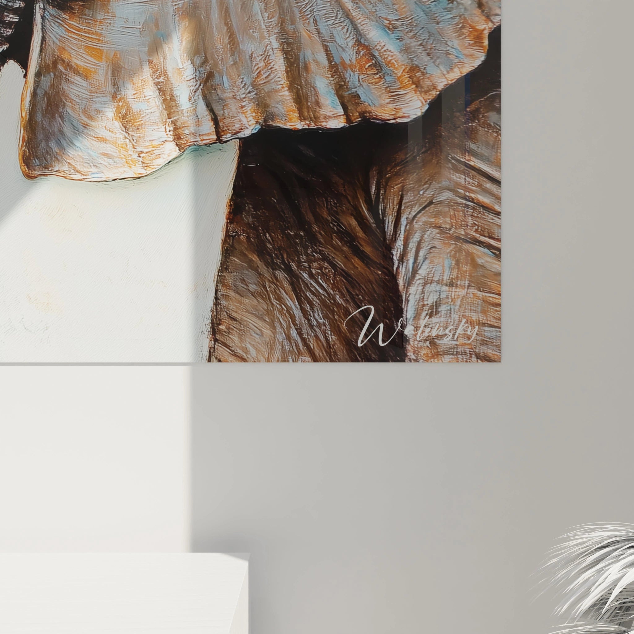 Tableau éléphant artistique en toile décorative de Walensky pour une touche de nature intérieure