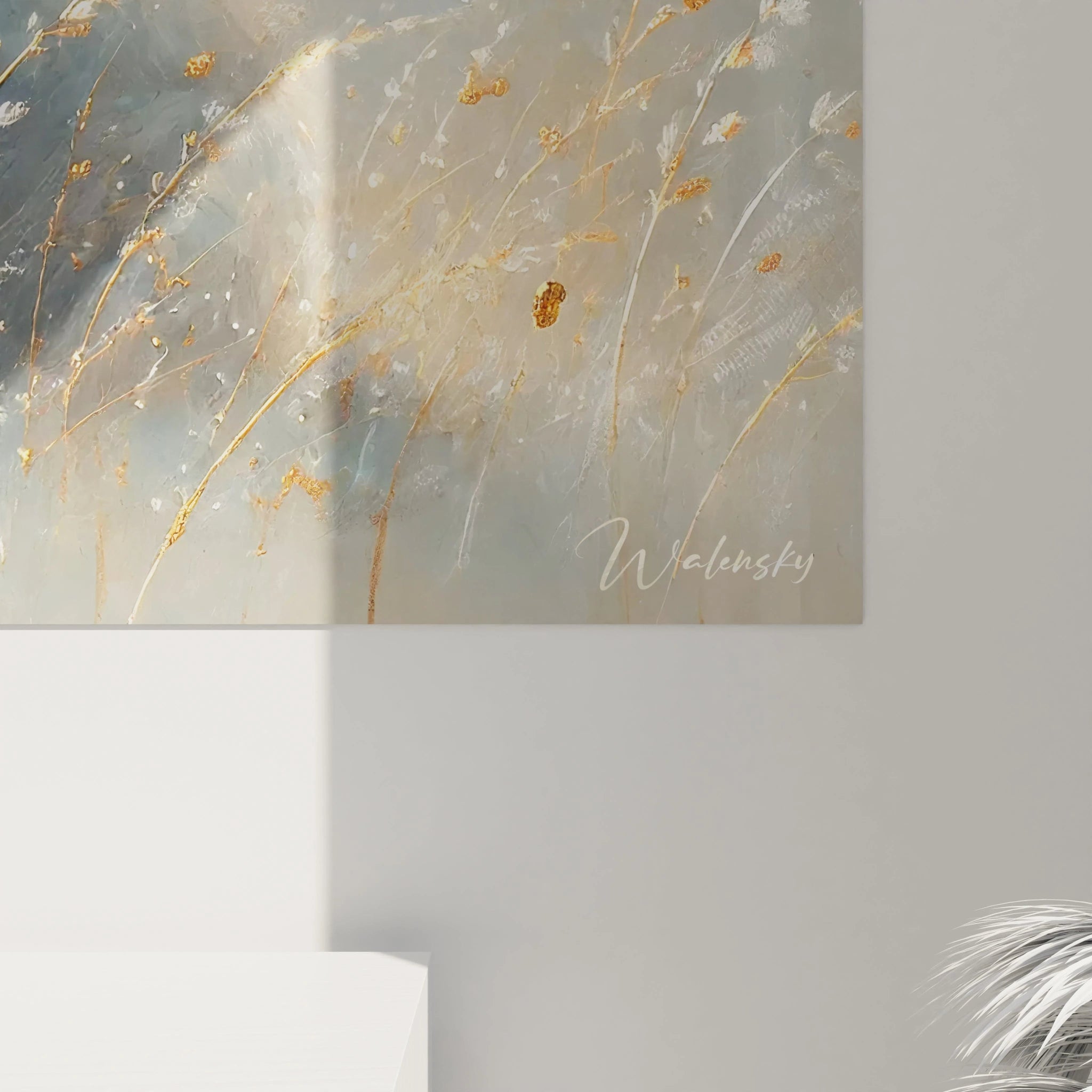 Les détails subtils de ce tableau ours polaire, associant la puissance de l'animal à la légèreté des papillons, captivent instantanément le regard.