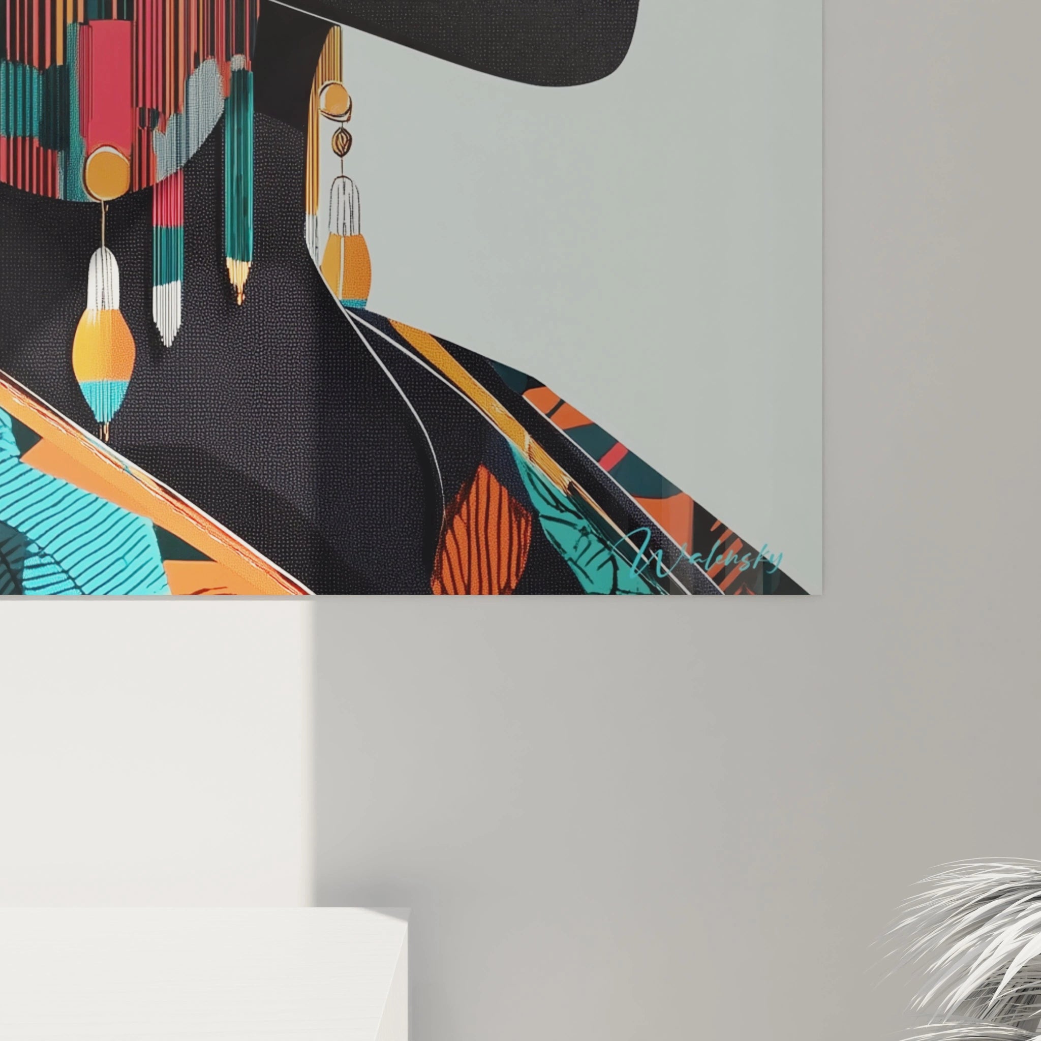 Tableau femme africaine Souffle du continent - édition africa - Walensky