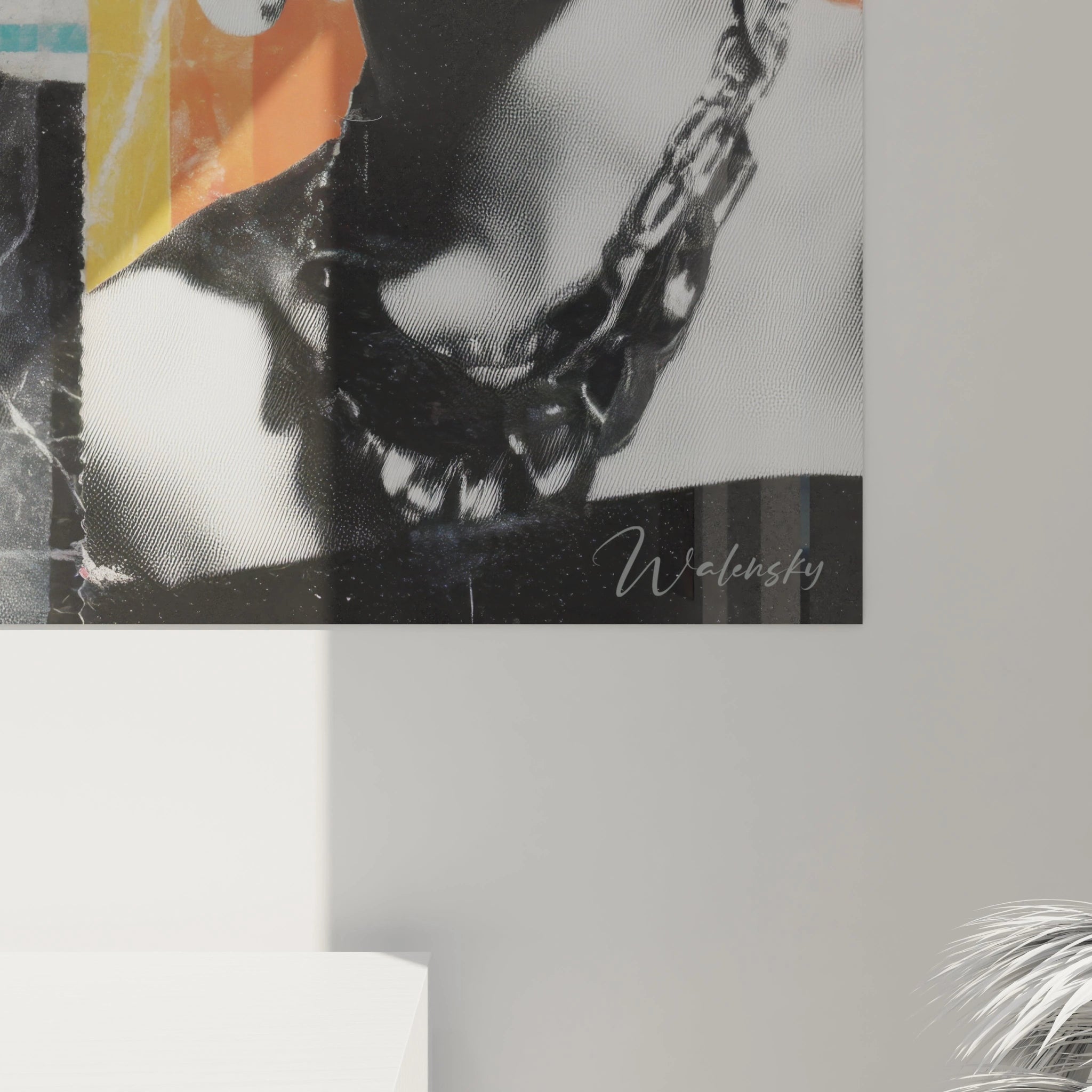 Tableau mural Walensky représentant des femmes glamour avec des couleurs vives et un design contemporain