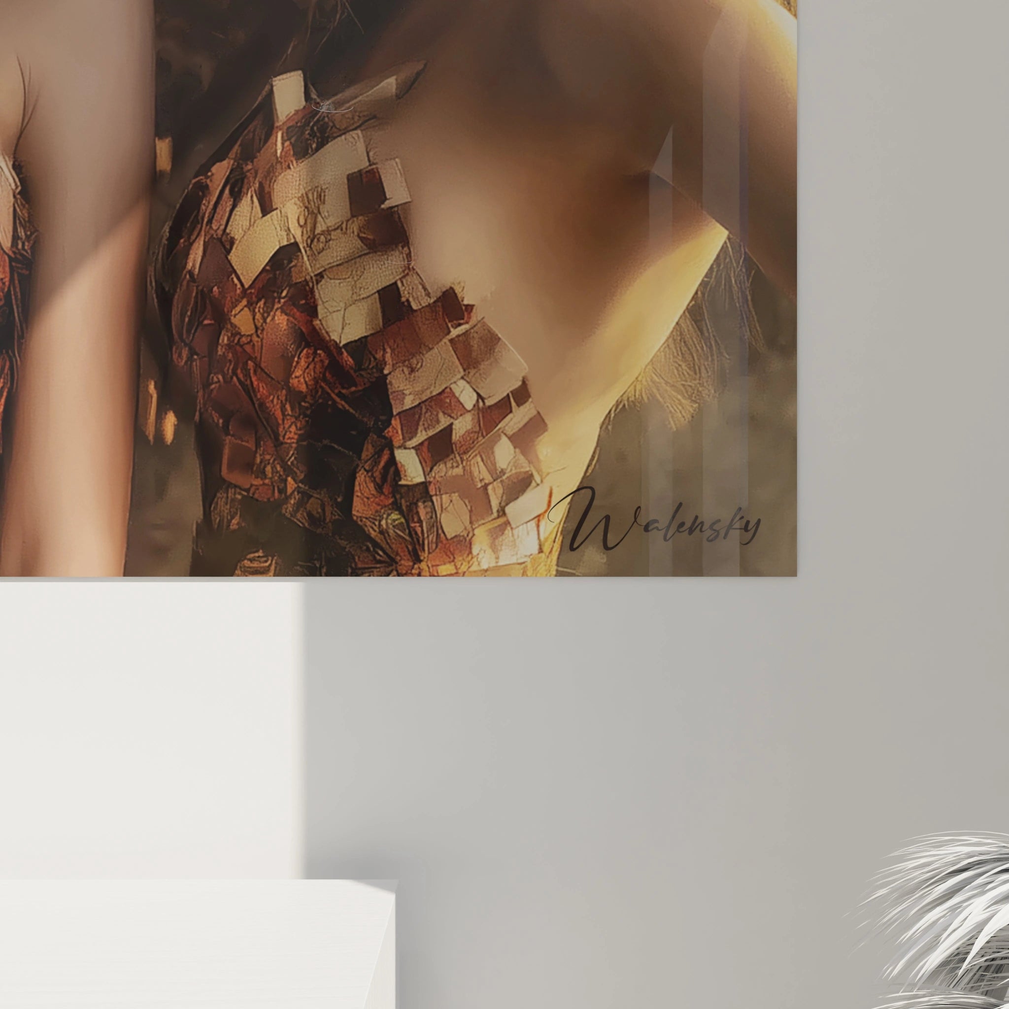 Tableau femmes modernes de Walensky, décor mural artistique mettant en valeur des motifs contemporains