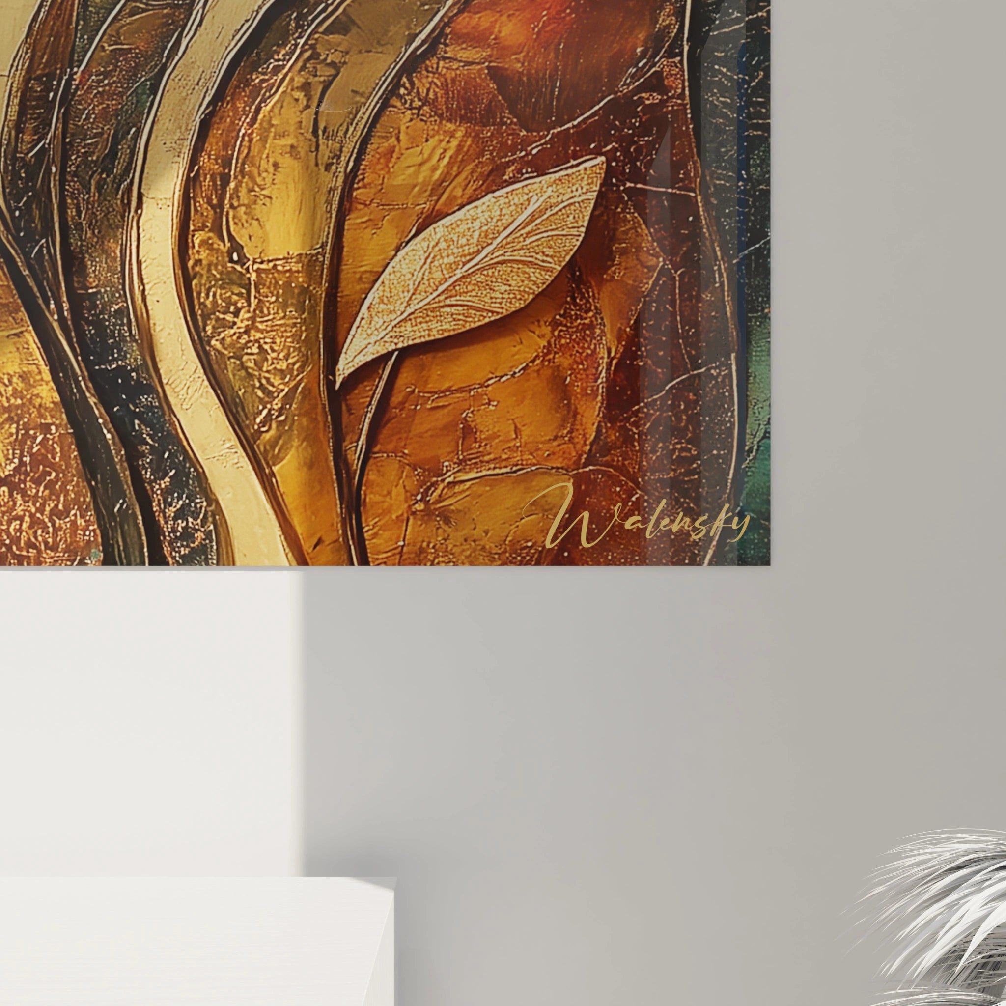 Tableau Feuillage Flammes végétales - édition africa - Walensky