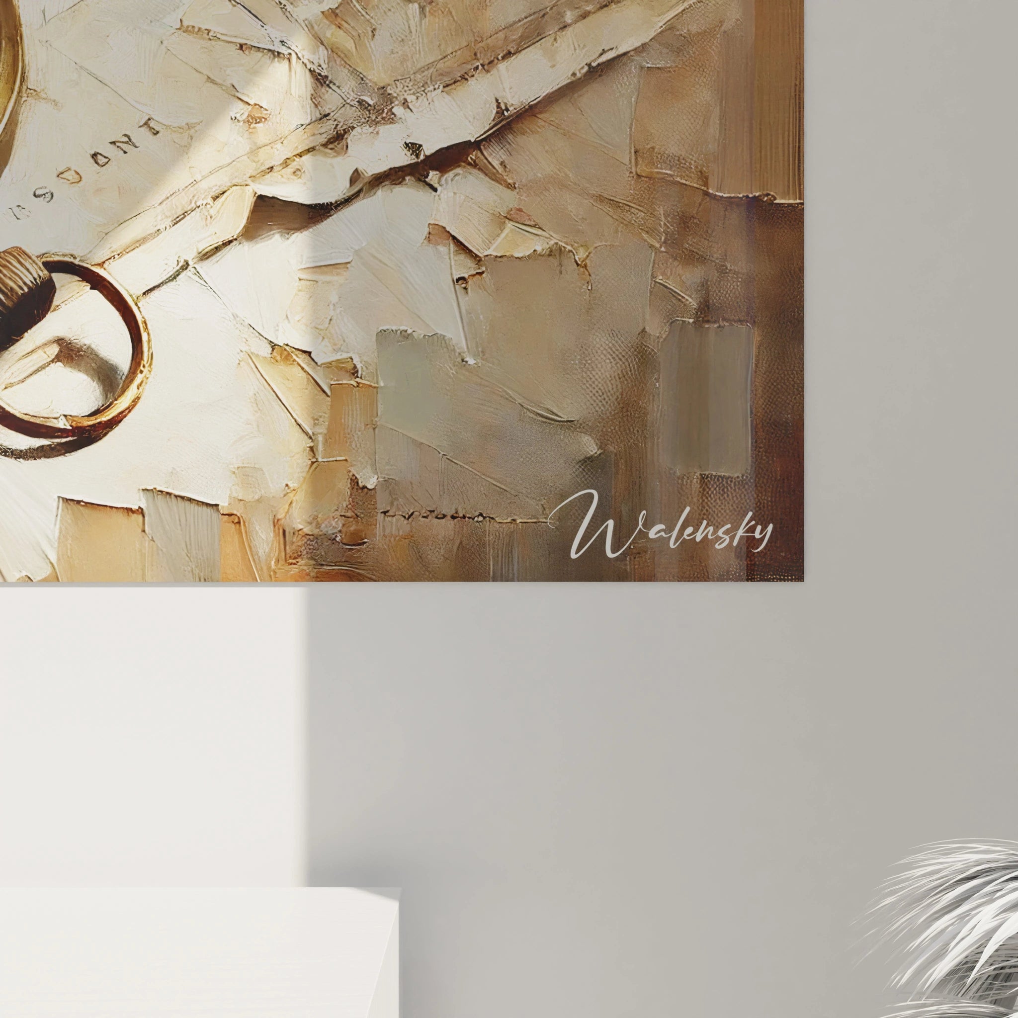 Vue rapprochée du Tableau Marin dévoilant des détails réalistes de la boussole et de la carte usée Une touche classique idéale pour un intérieur sophistiqué