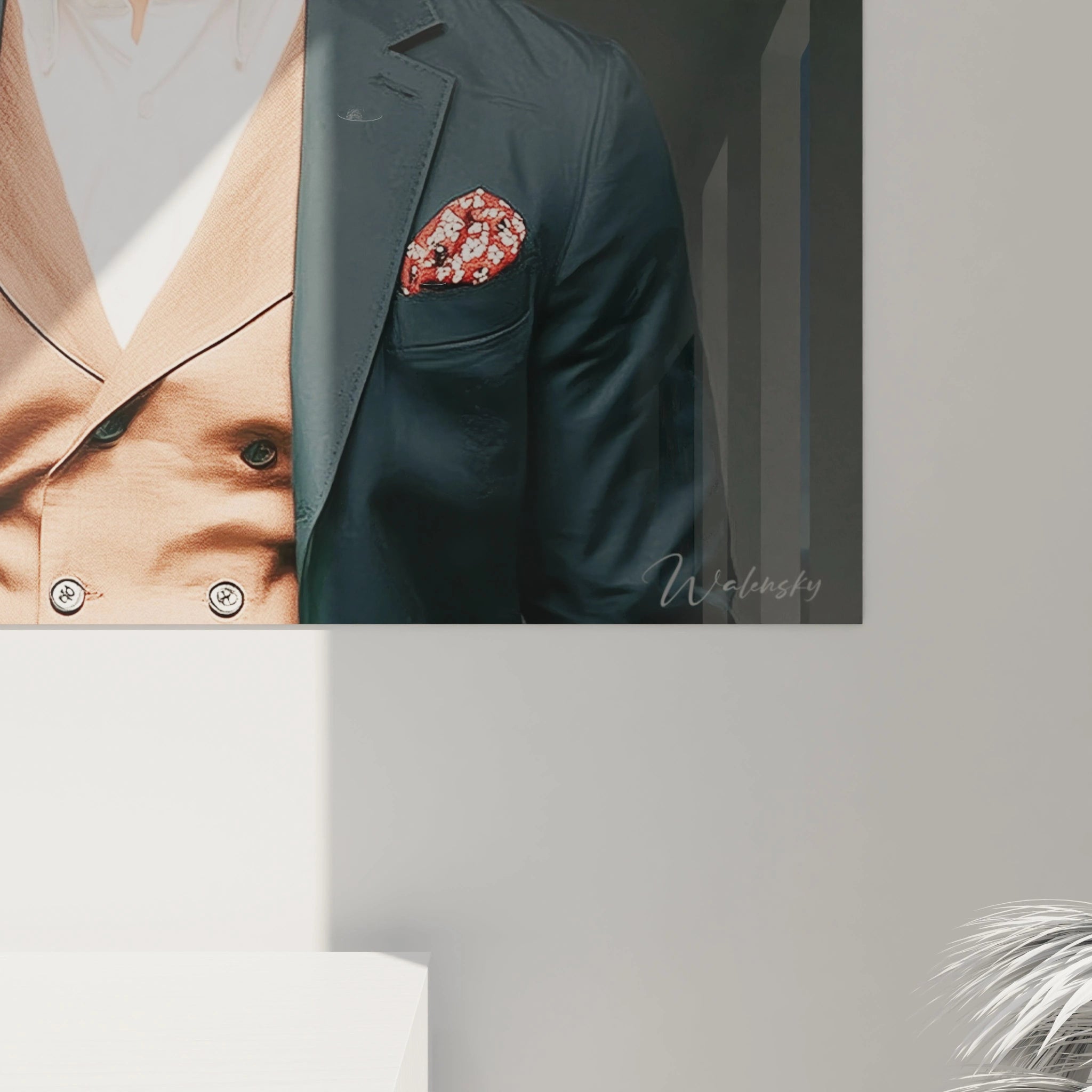 Tableau décoration homme élégant de Walensky avec un style raffiné et chic