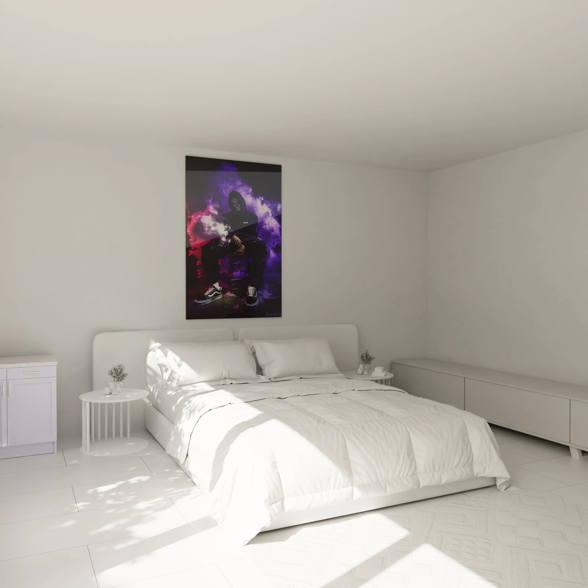 Tableau mural streetwear gothique avec un design moderne pour décorer votre chambre