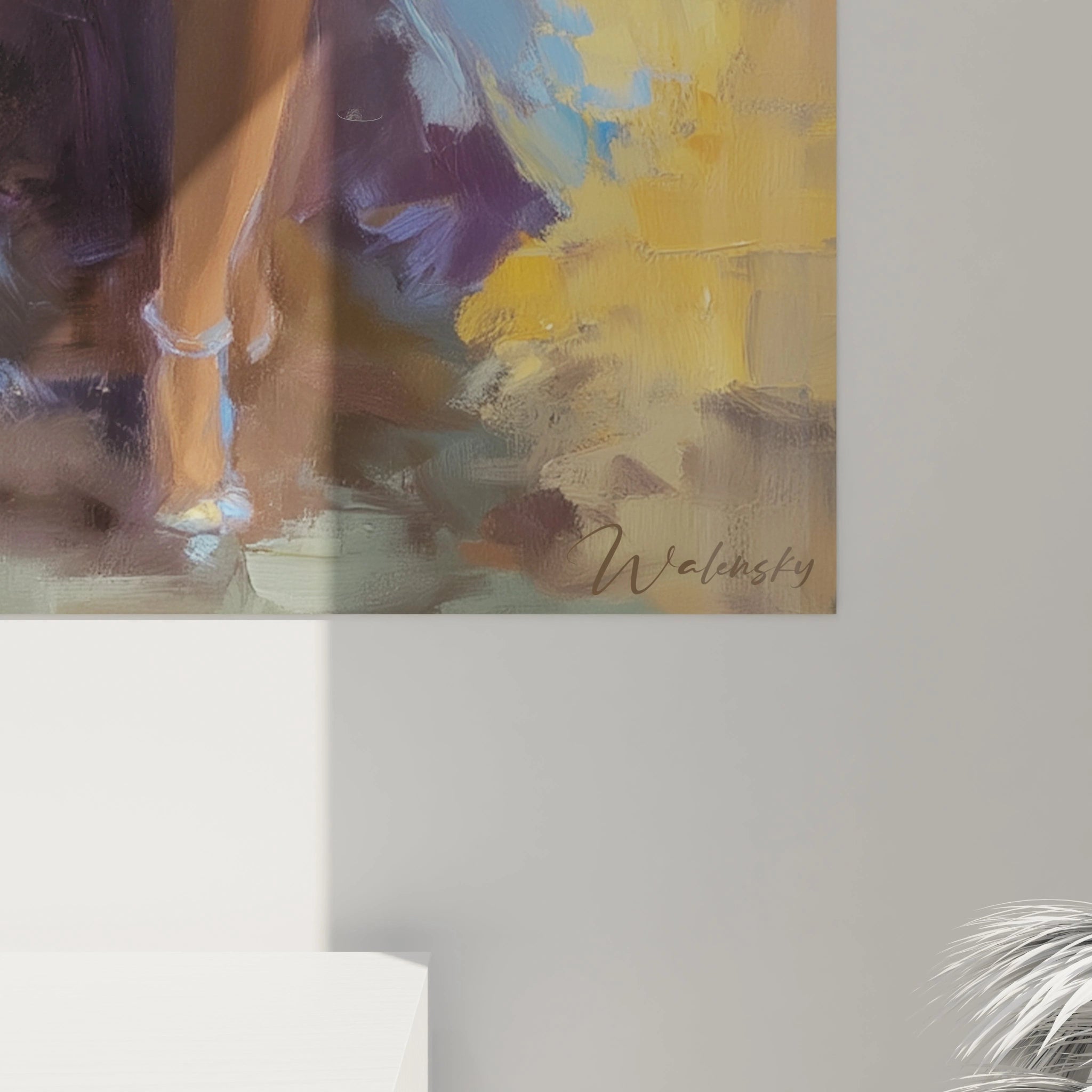 Tableau mural de Walensky représentant une femme élégante au style artistique moderne