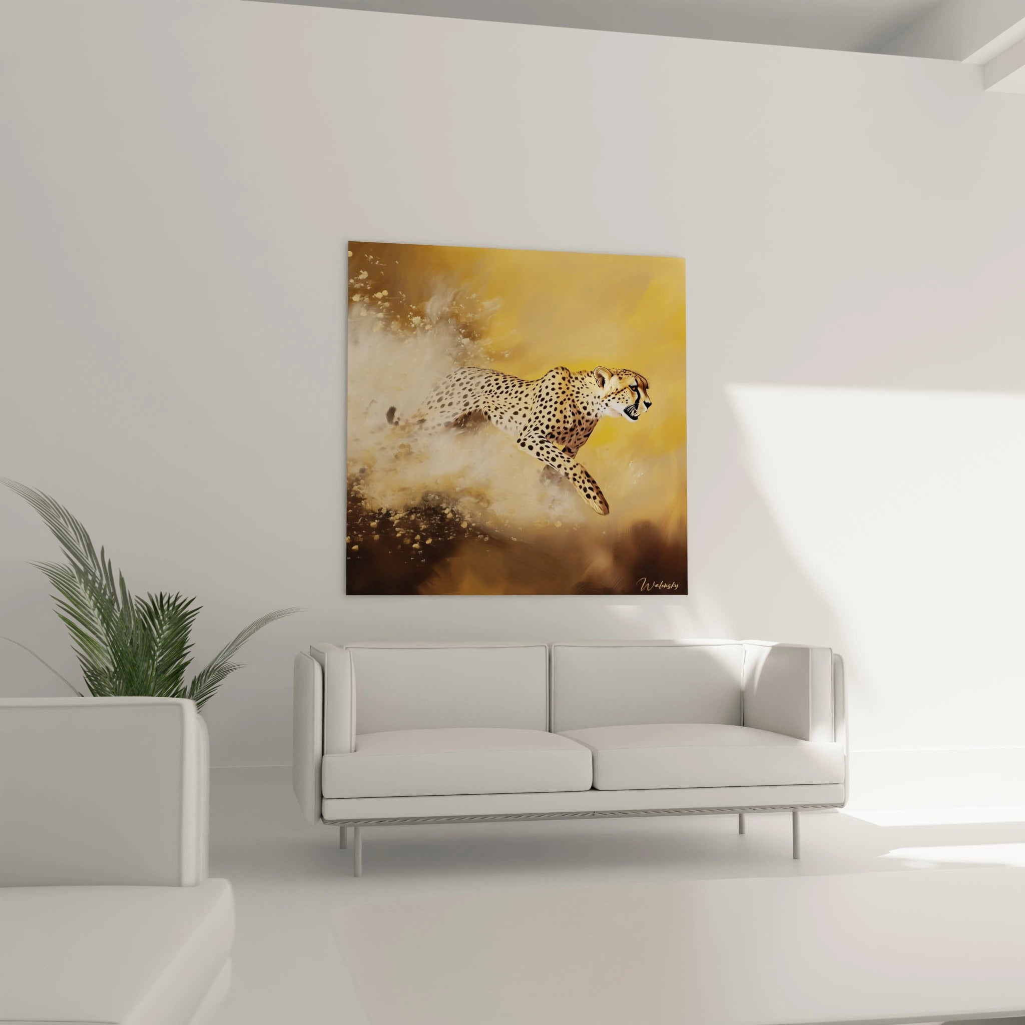 Tableau Guépard Souffle de vélocité - édition guépard - Walensky