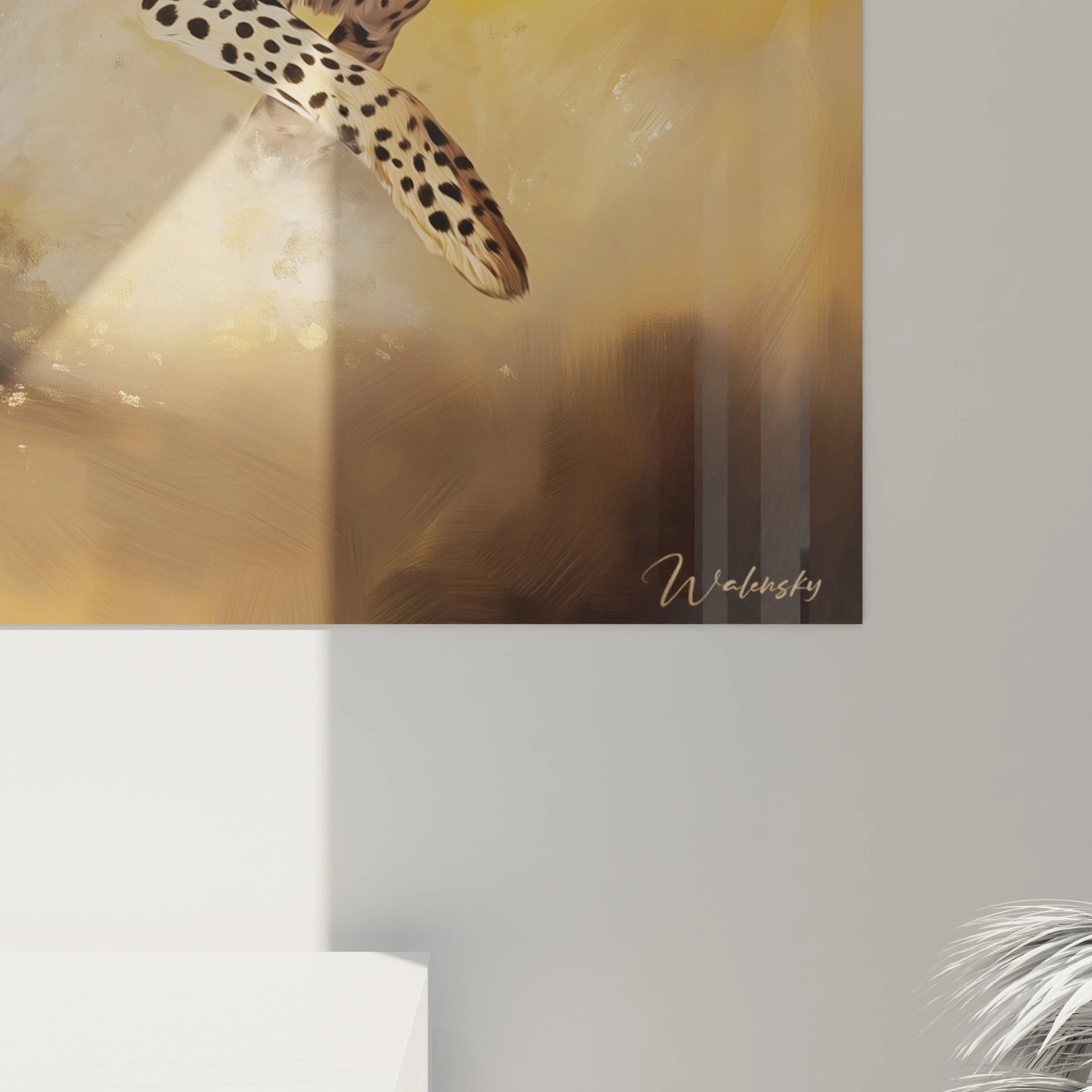 Tableau Guépard Souffle de vélocité - édition guépard - Walensky