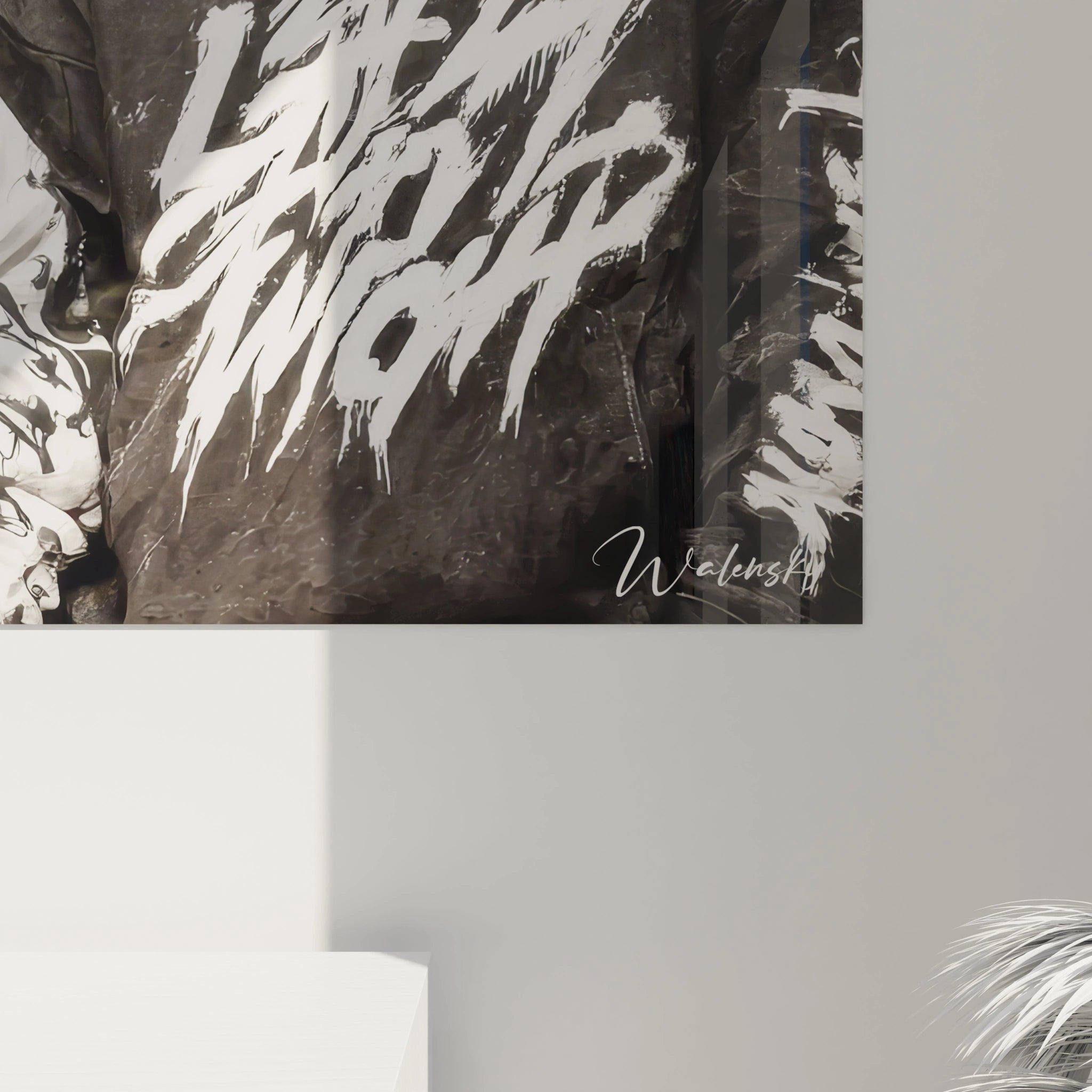 Tableau mural hip-hop streetwear de Walensky avec design graphique audacieux et accrocheur