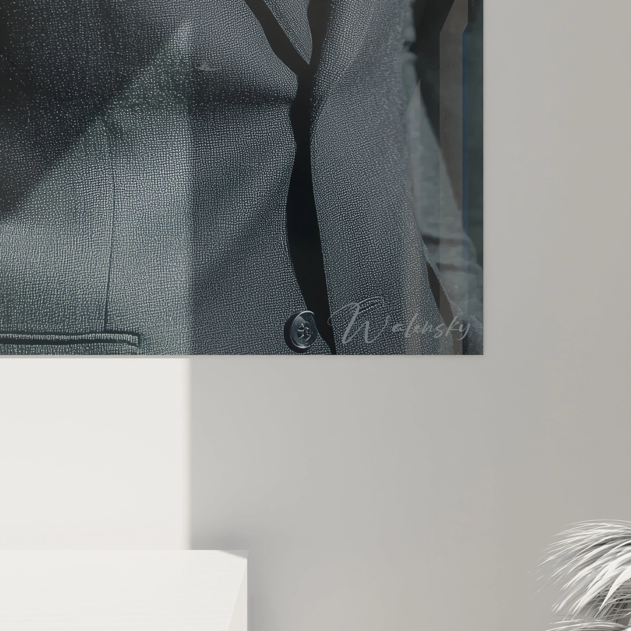 Tableau homme au chapeau de Walensky, élégant et moderne pour décorer votre intérieur