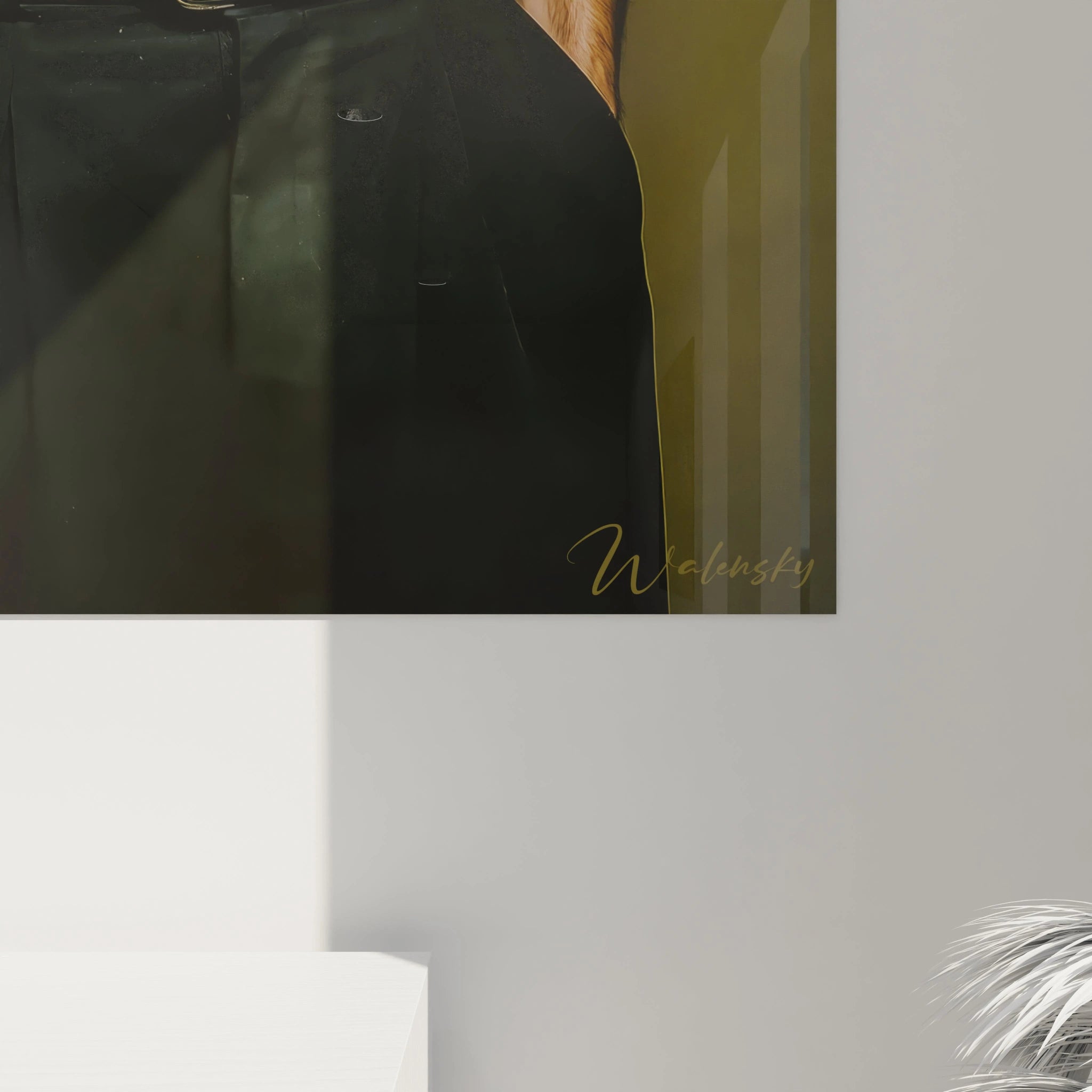 Tableau homme torse nu de Walensky, idéal pour décorer un intérieur moderne et élégant.